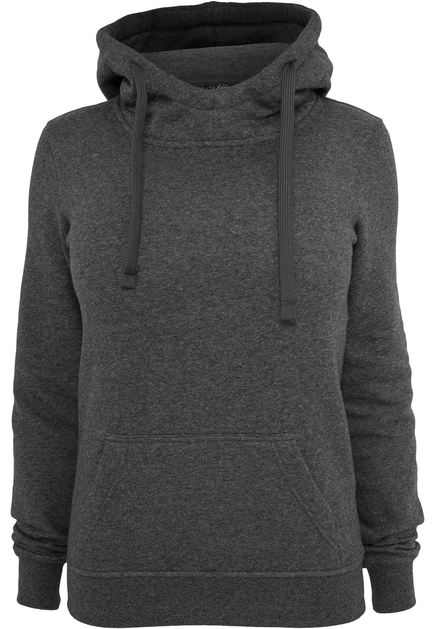 Ladies Melange Hoody | black