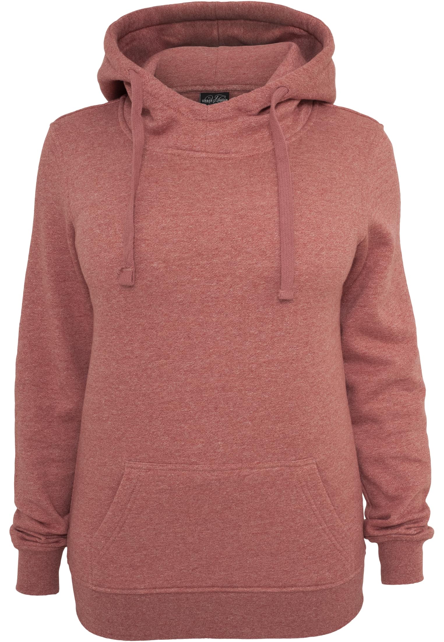 Ladies Melange Hoody | ruby