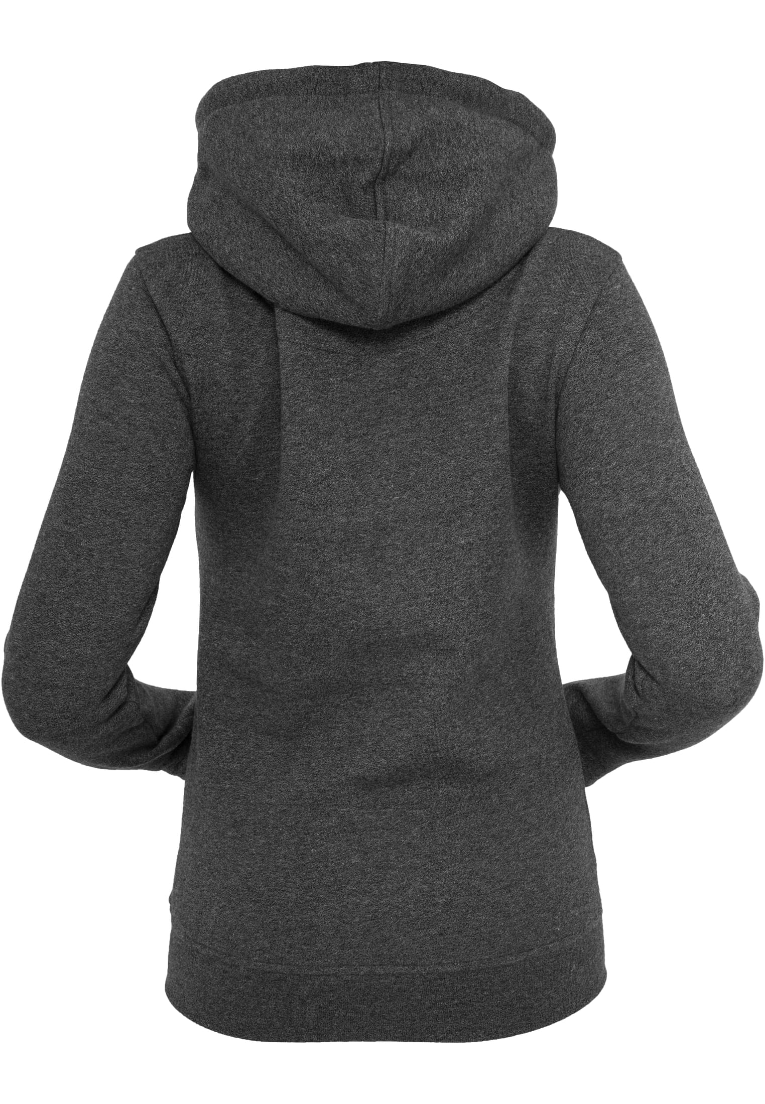 Ladies Melange Hoody | black