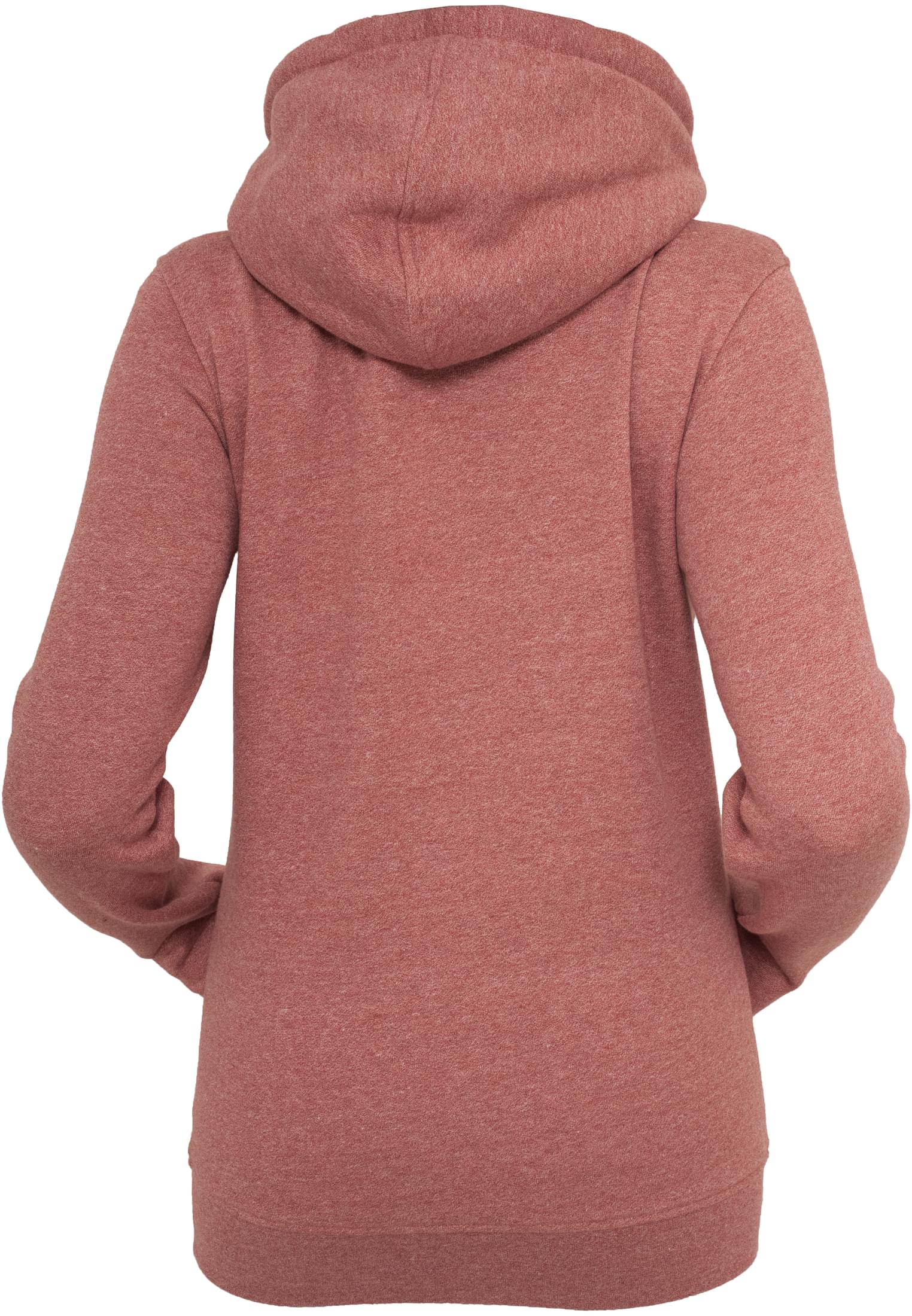 Ladies Melange Hoody | ruby