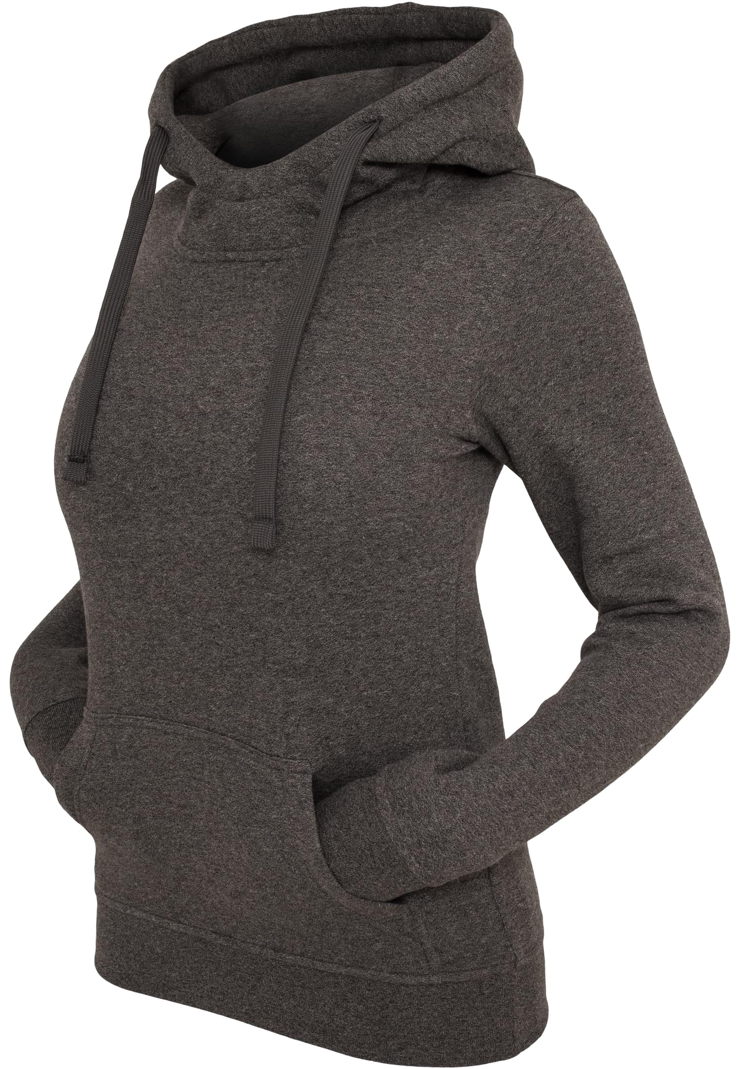 Ladies Melange Hoody | black