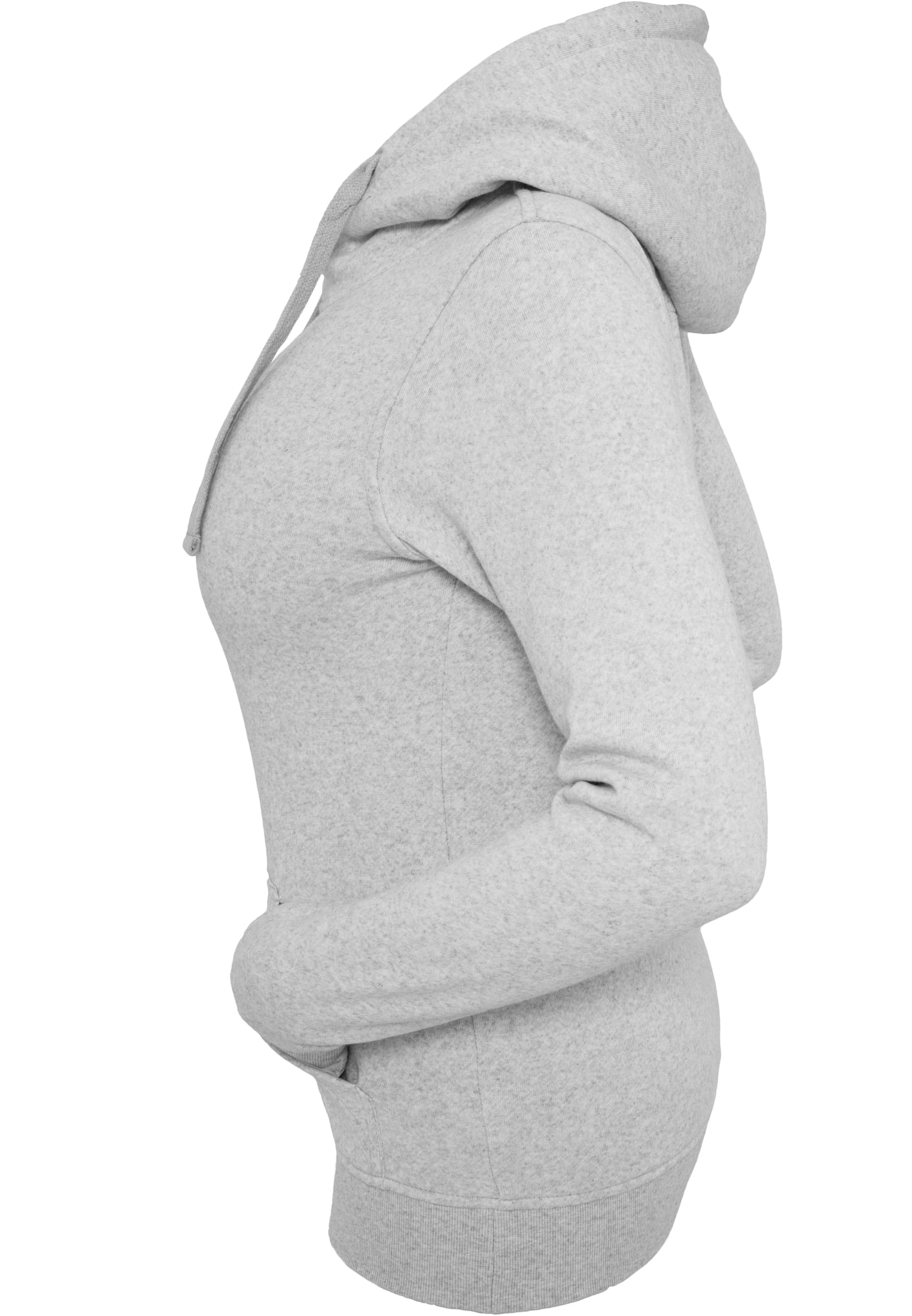 Ladies Melange Hoody | lightgrey