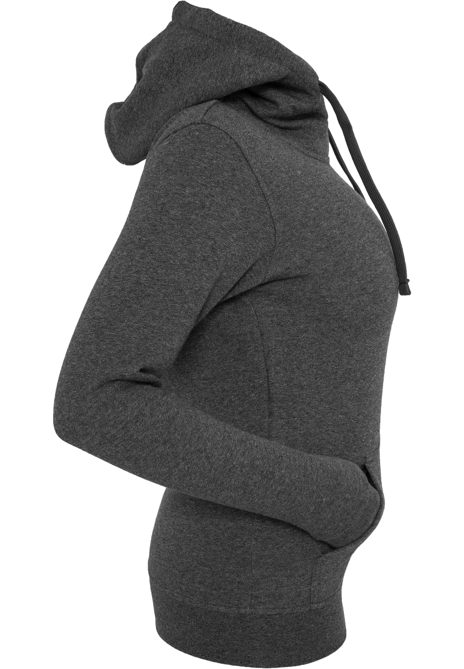 Ladies Melange Hoody | black