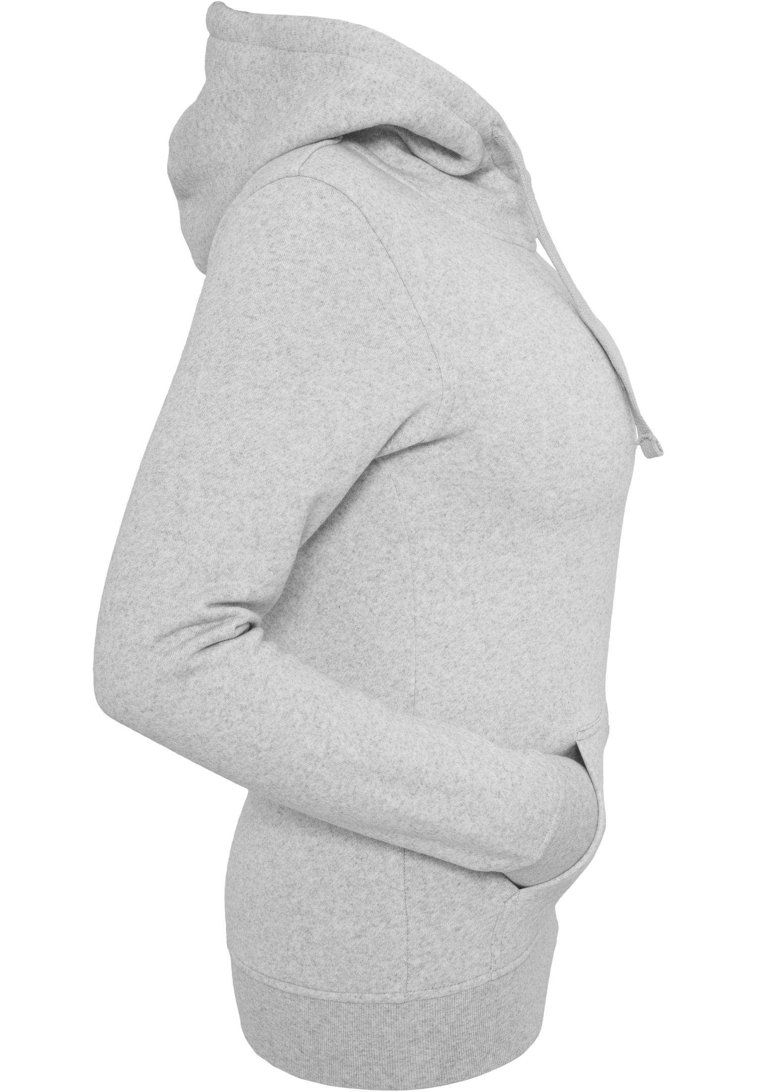 Ladies Melange Hoody | lightgrey