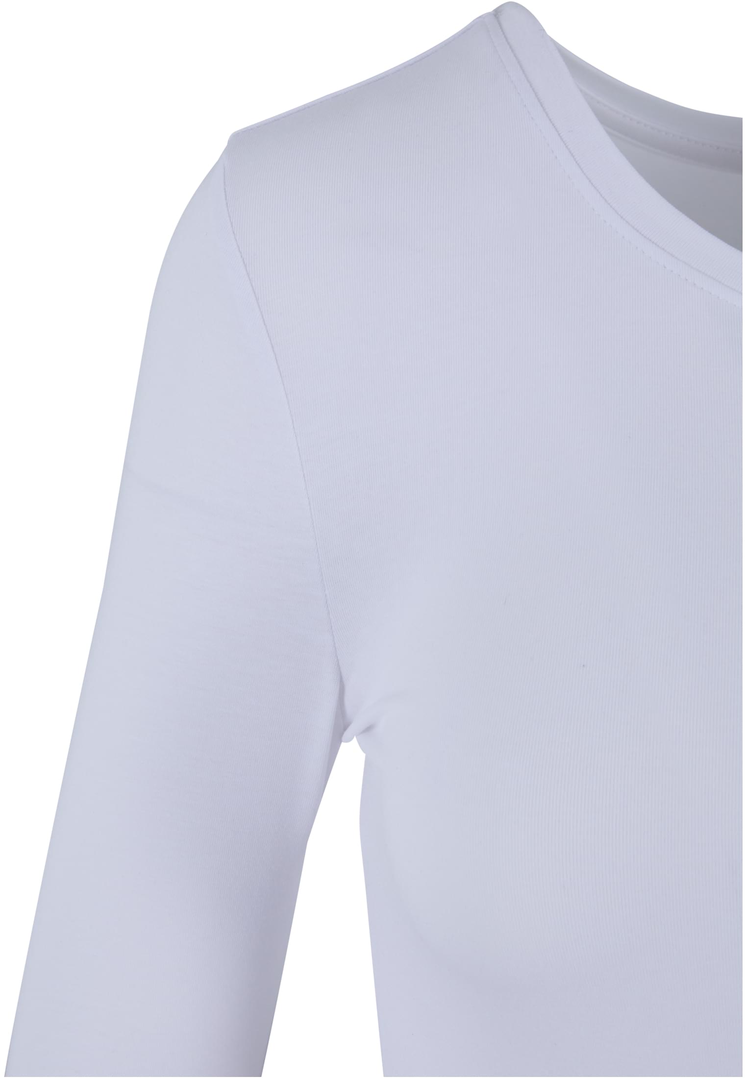 Ladies Stretch Jersey Longsleeve Body | white