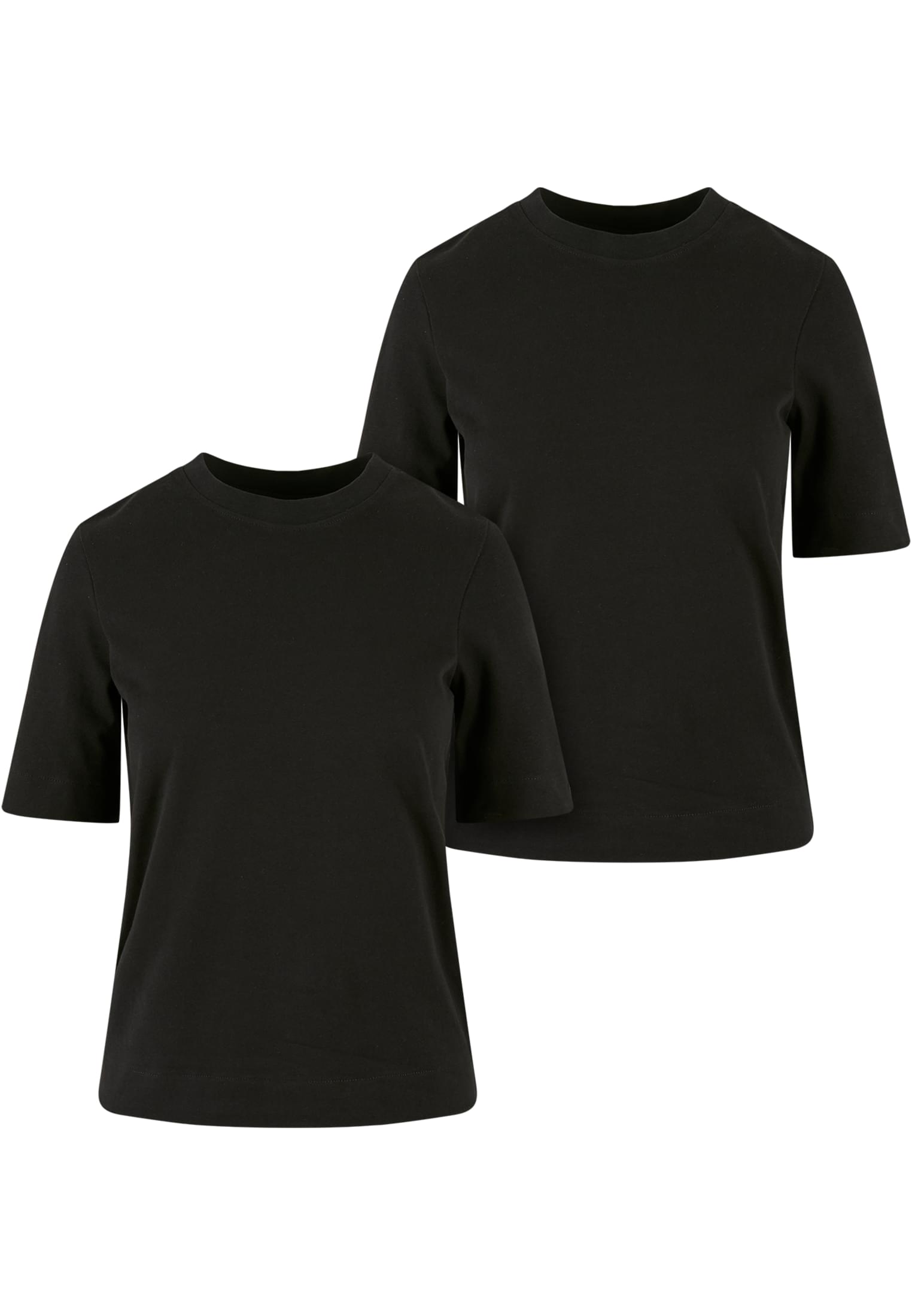 Ladies Classy Tee 2-Pack | black+black