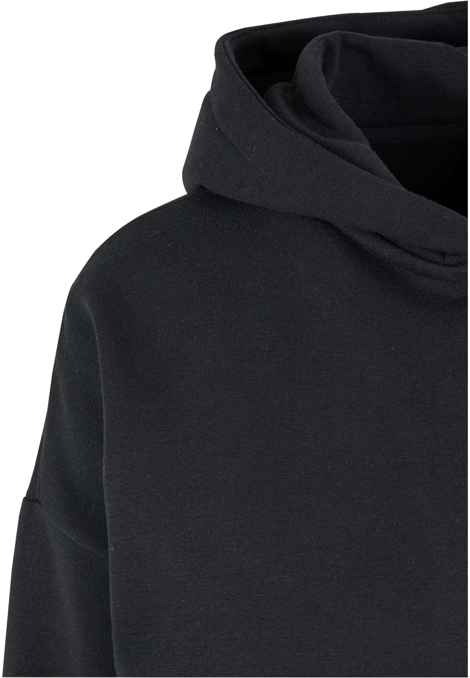 Ladies Boxy Zip Hoody | black