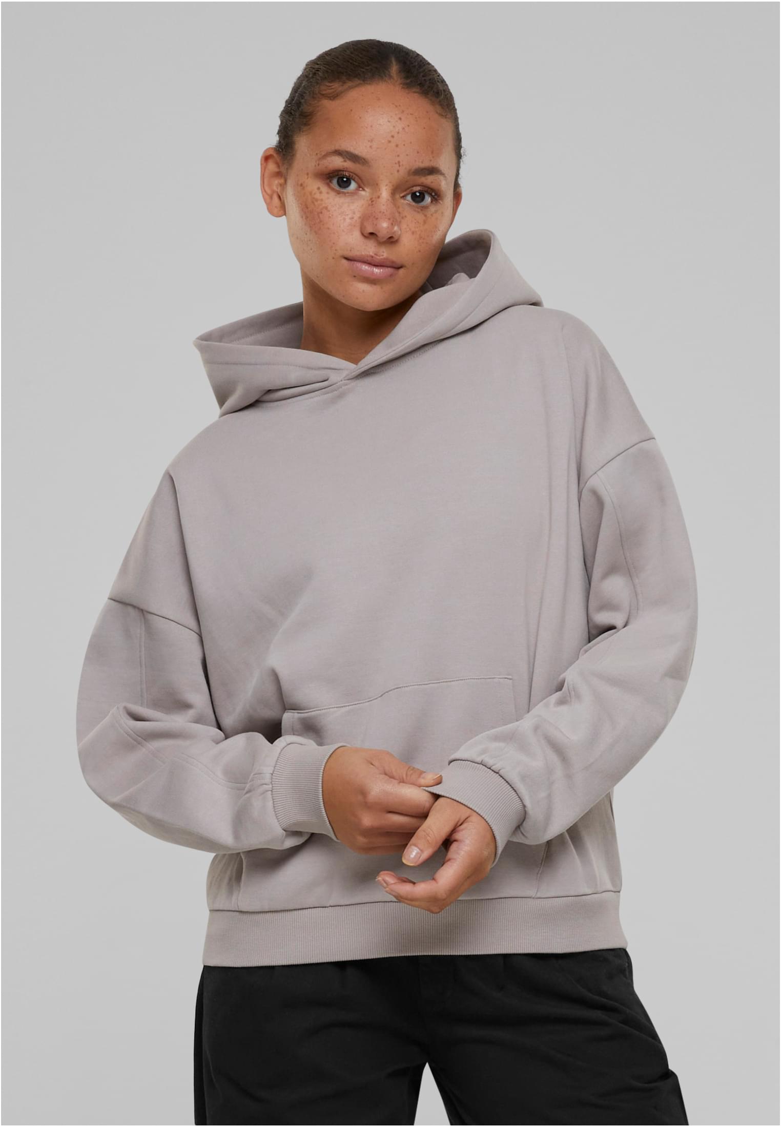 Ladies Organic Oversized Hoody | cloud