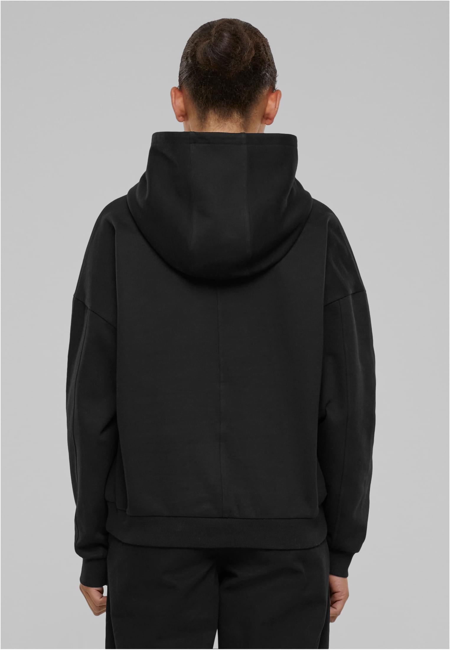 Ladies Organic Oversized Hoody | black