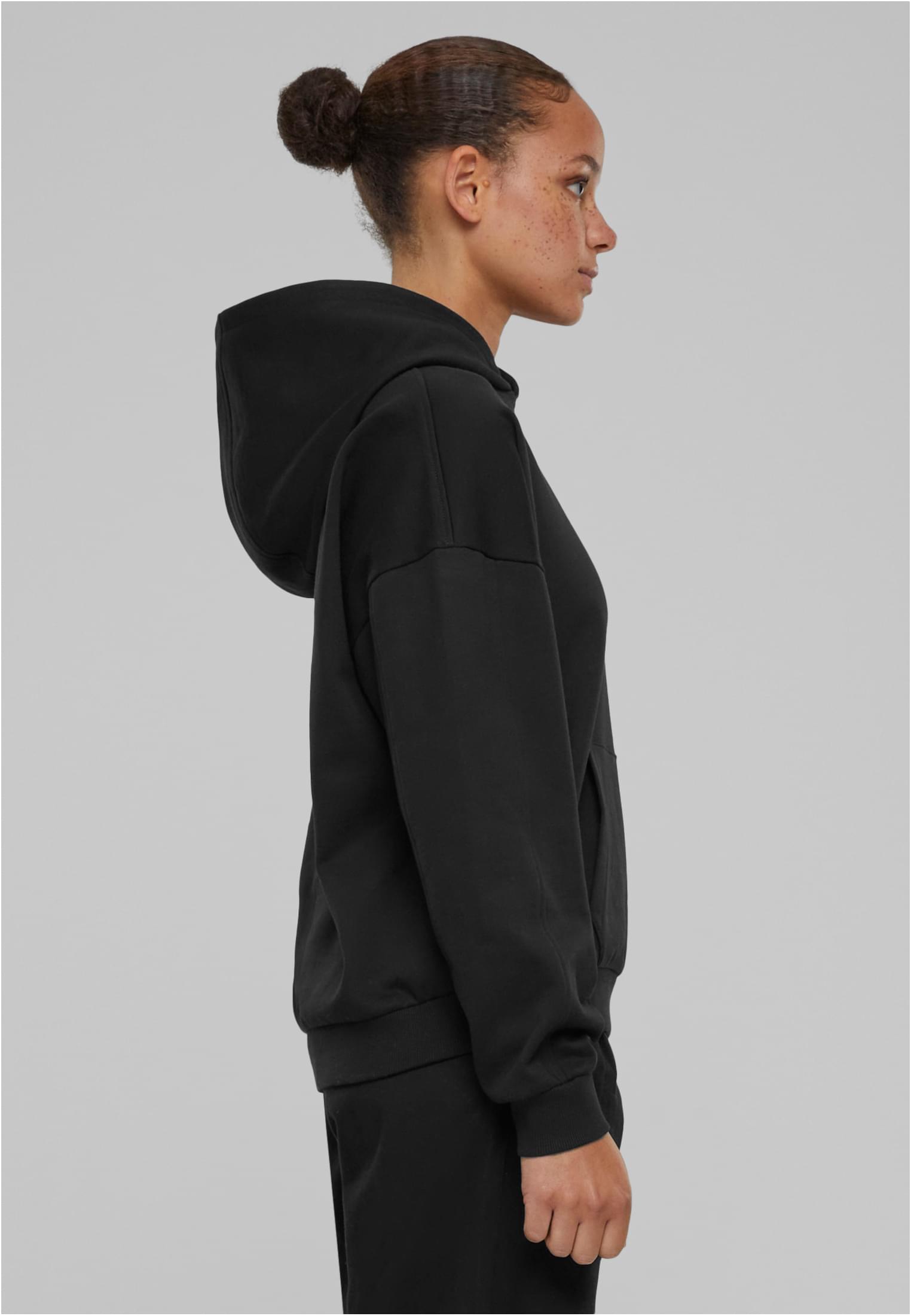 Ladies Organic Oversized Hoody | black