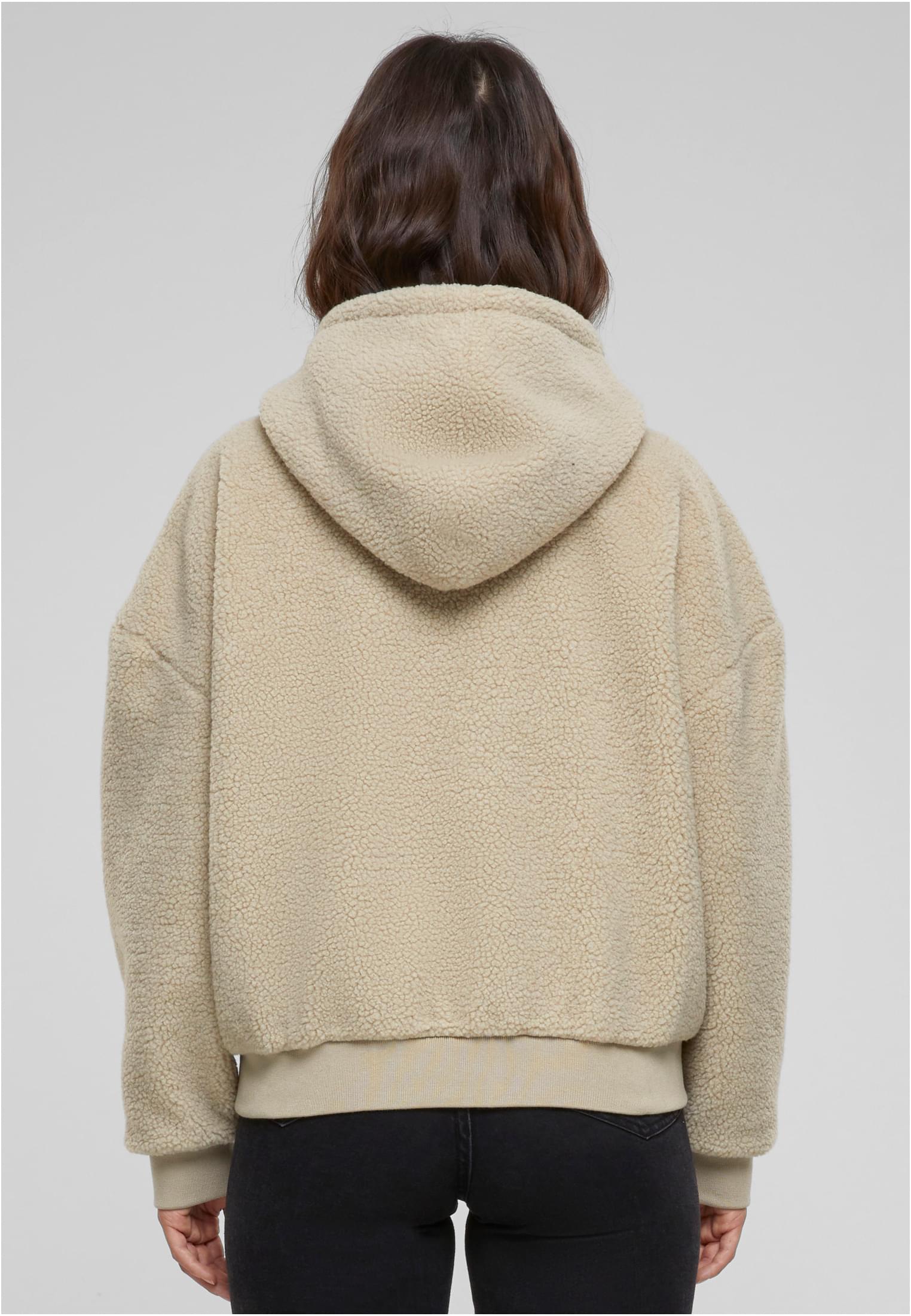 Ladies Oversized Sherpa Zip Hoody | wetsand