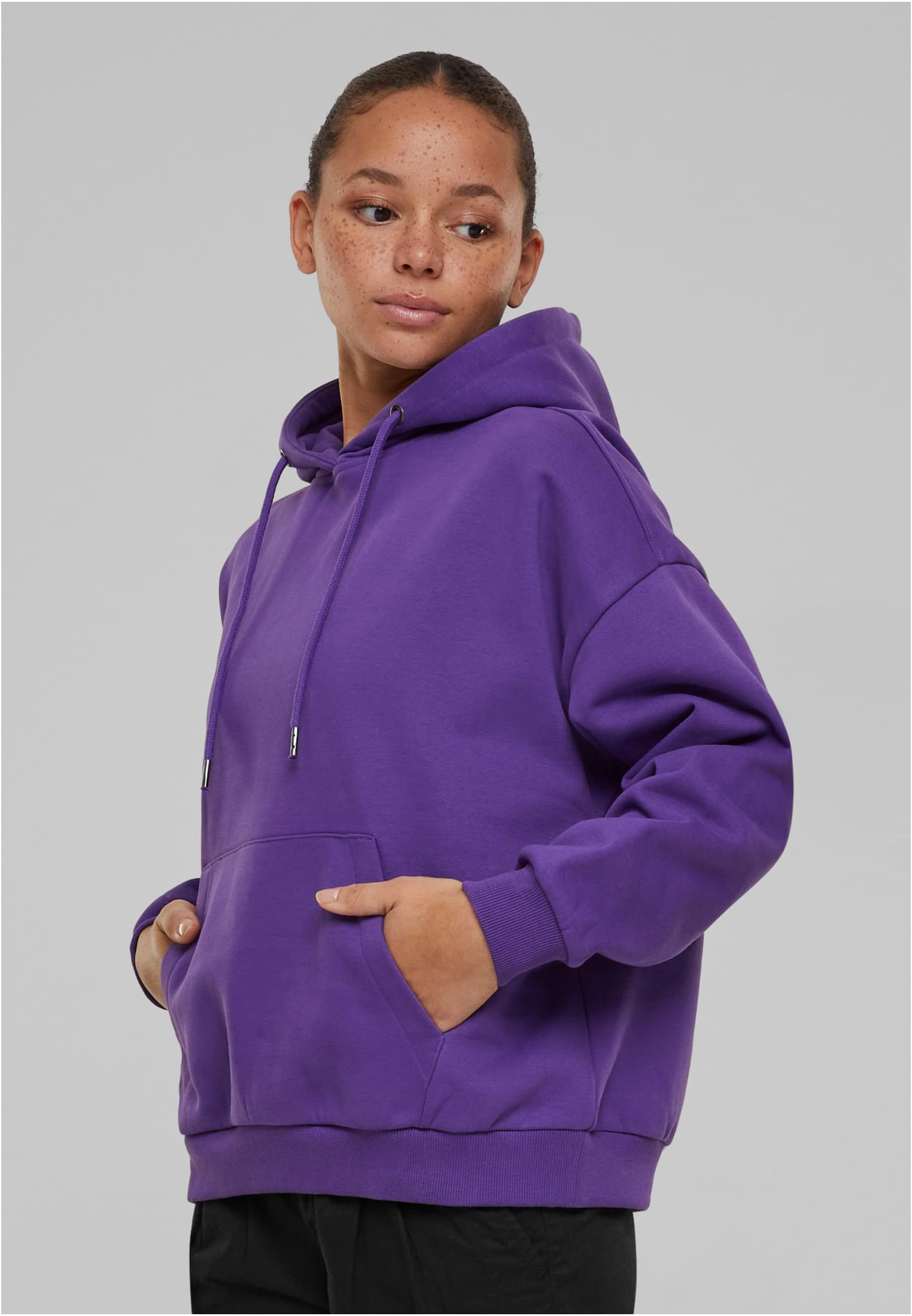 Ladies Oversized Ultra Heavy Hoody | realviolet