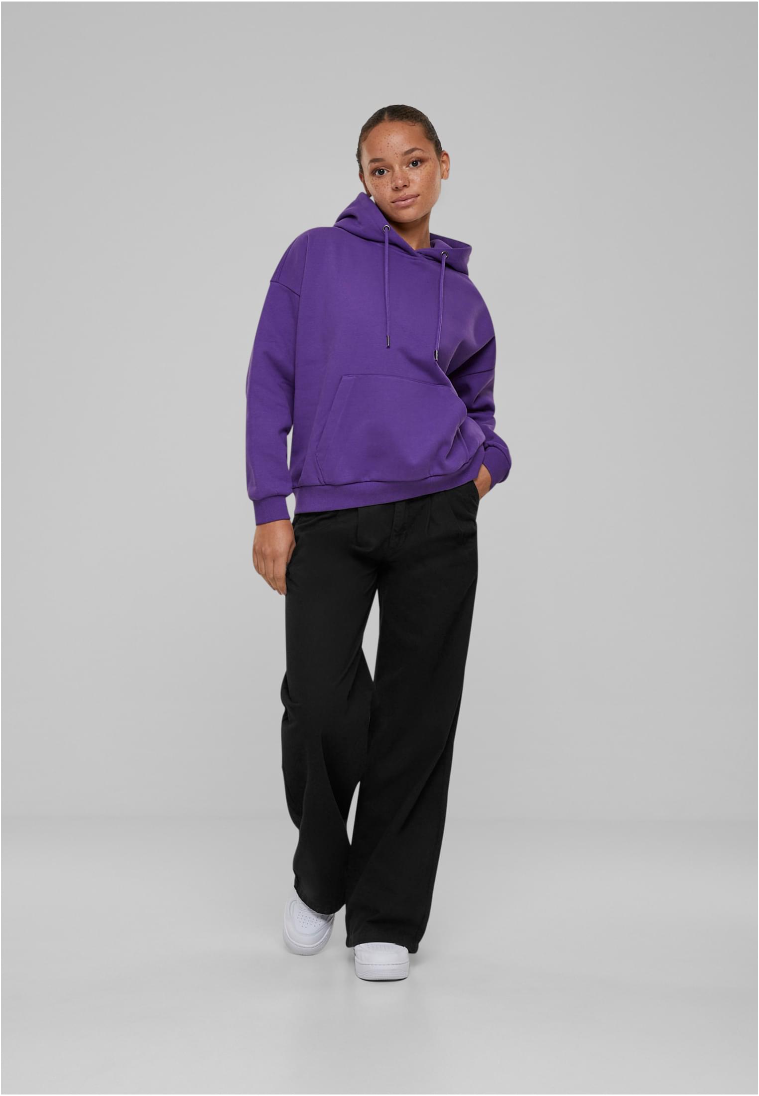 Ladies Oversized Ultra Heavy Hoody | realviolet