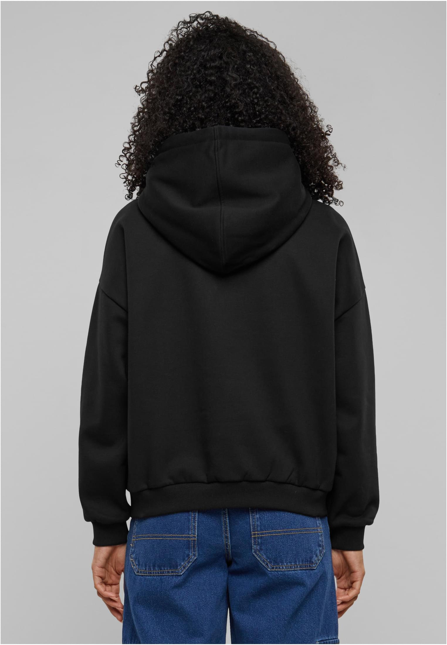 Ladies Oversized Ultra Heavy Hoody | black