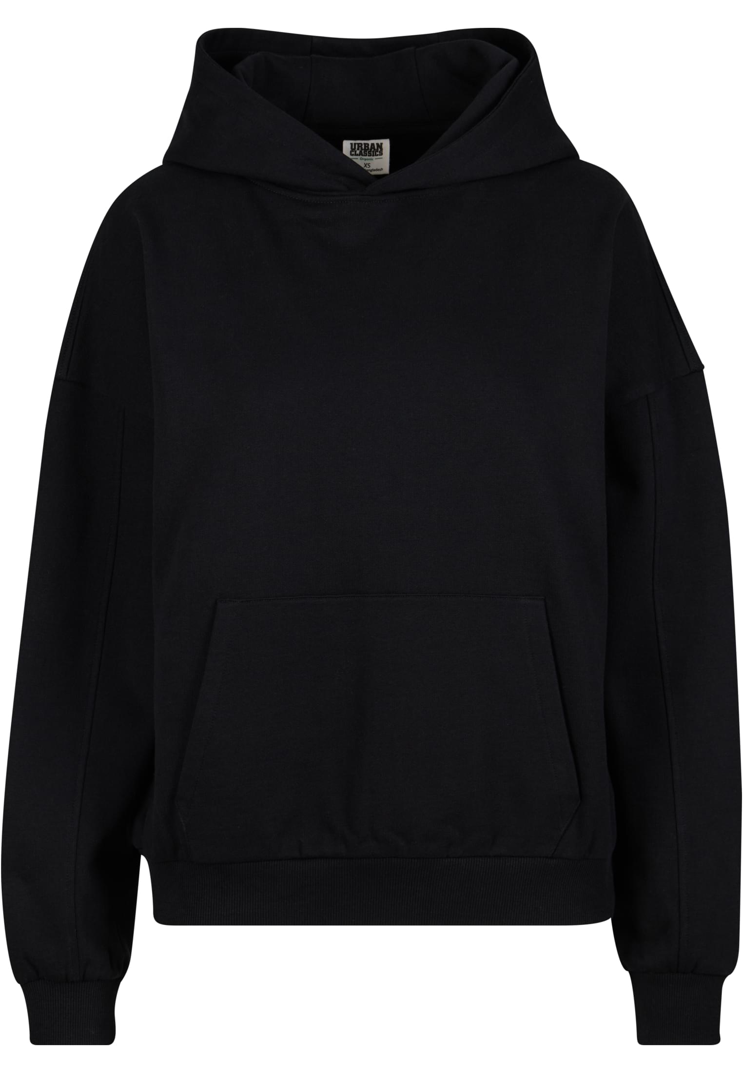 Ladies Oversized Ultra Heavy Hoody | black