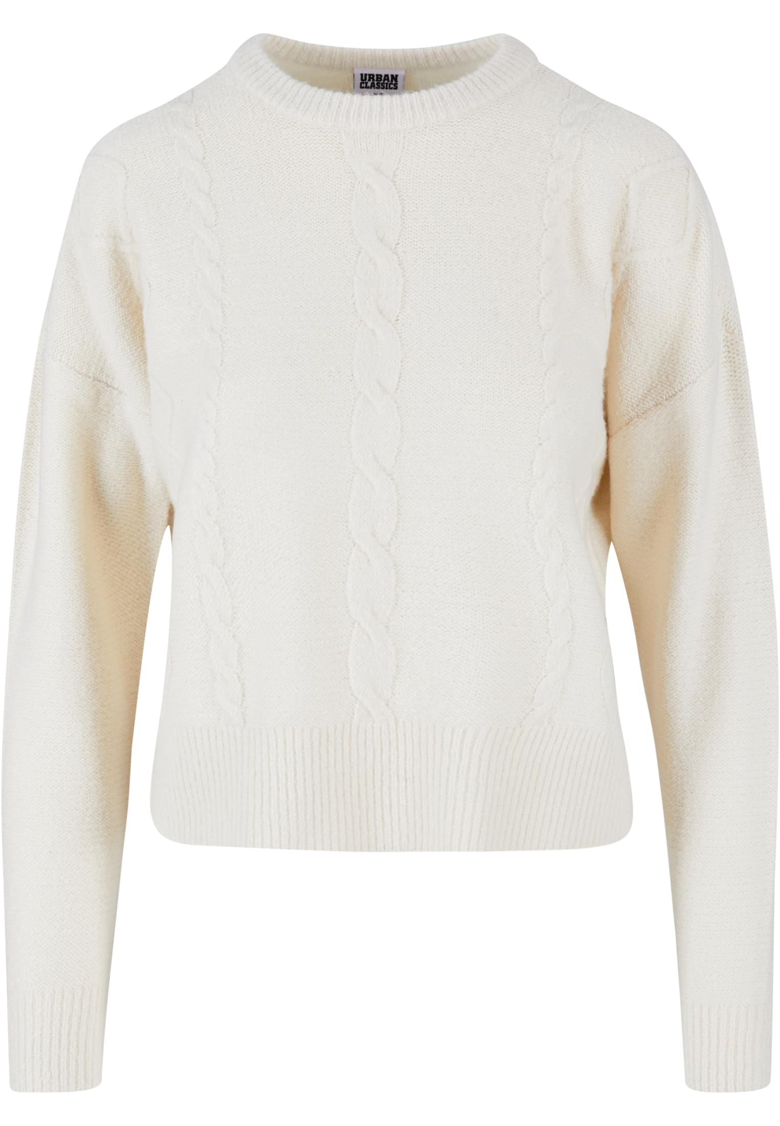 Ladies Cabel Knit Sweater | sand