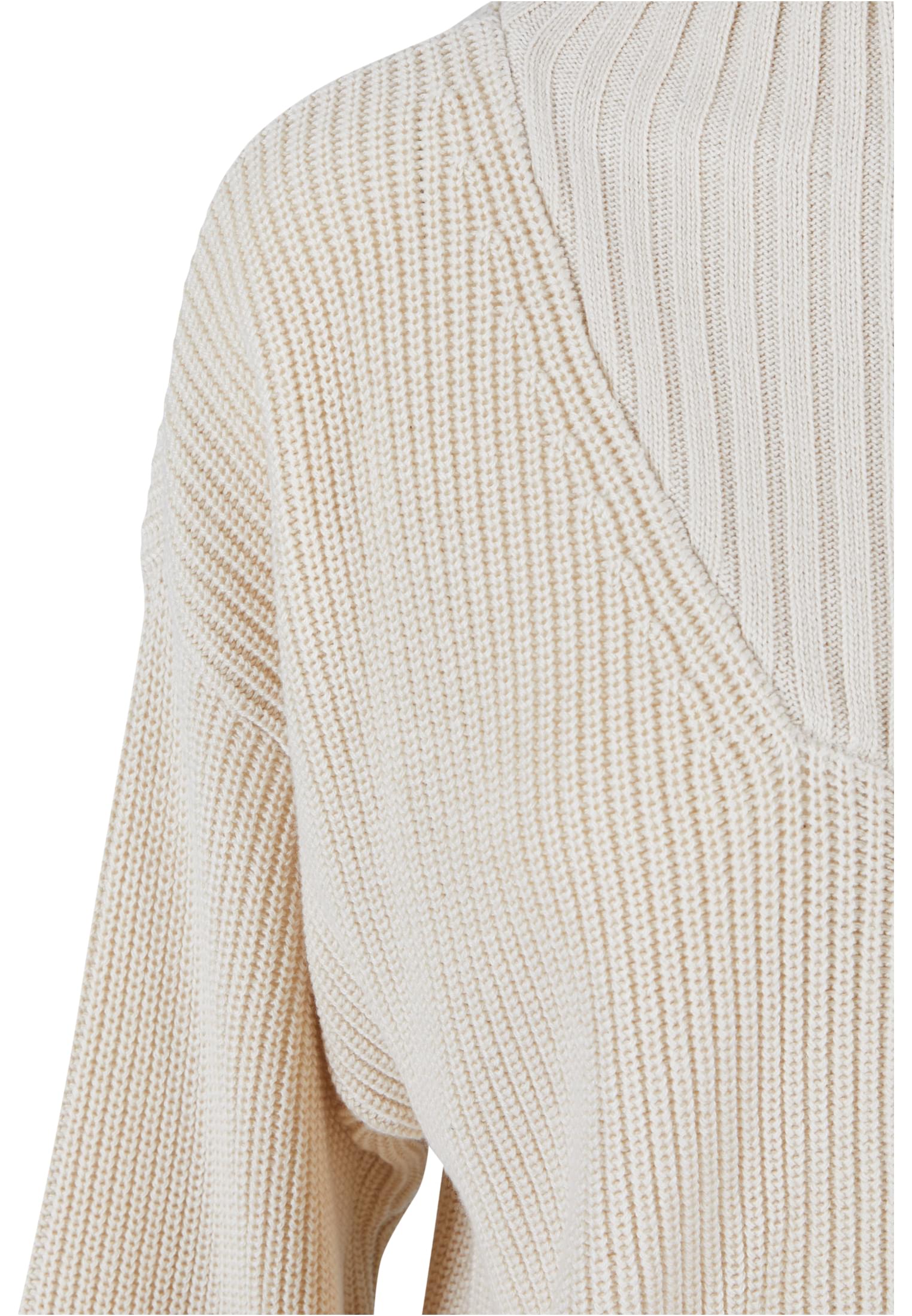 Ladies Knitted Zip Cardigan | sand