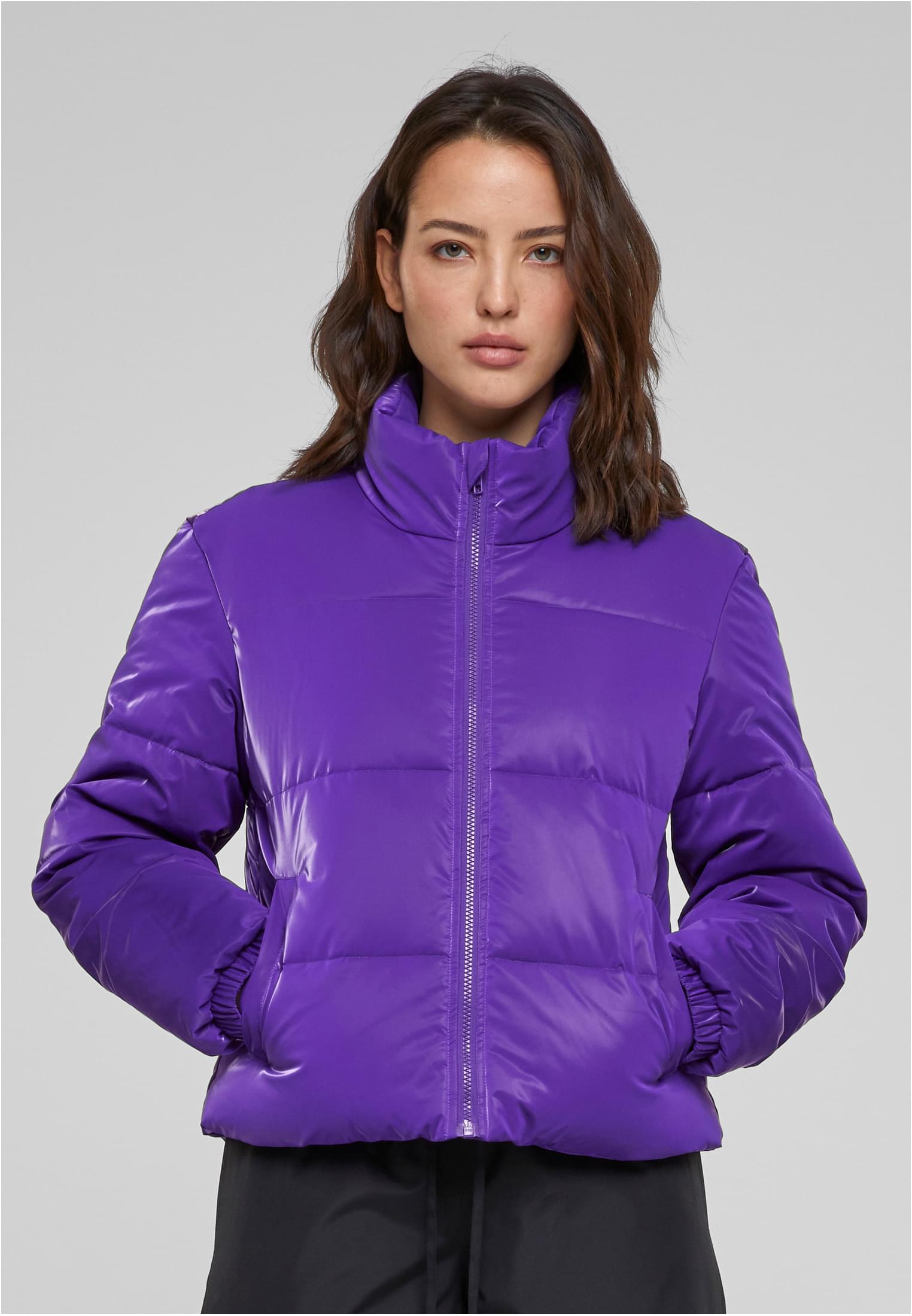 Ladies Shark Skin Puffer Jacket | realviolet