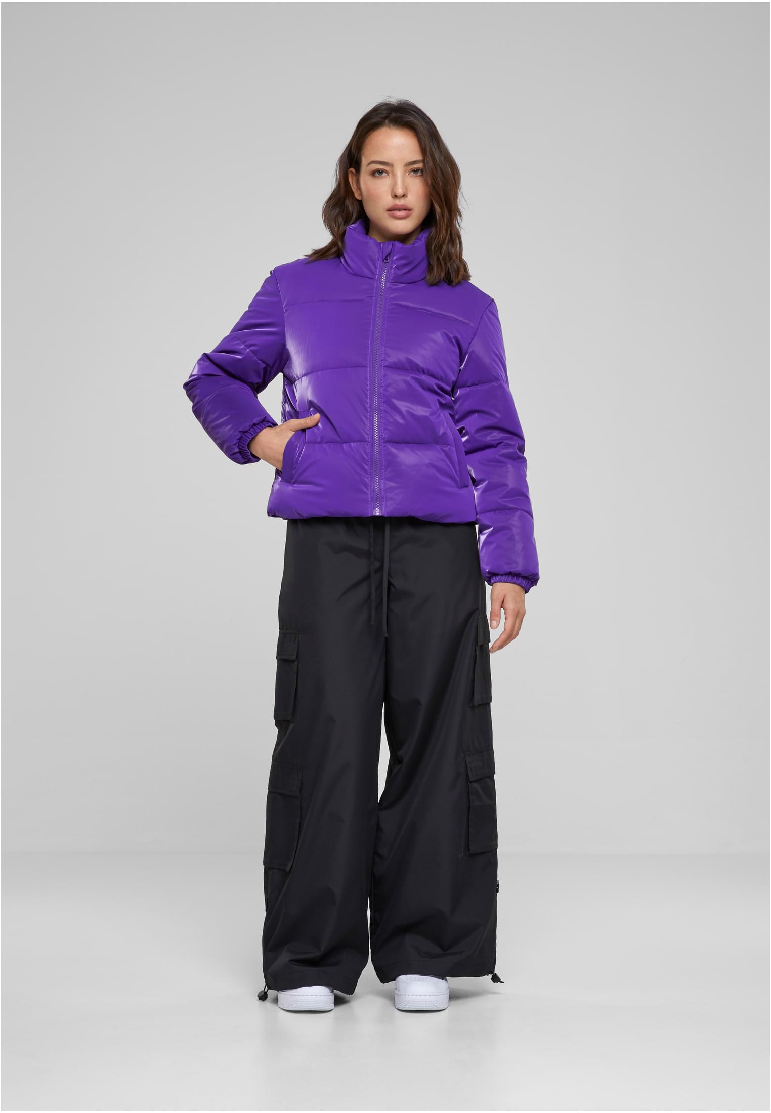 Ladies Shark Skin Puffer Jacket | realviolet