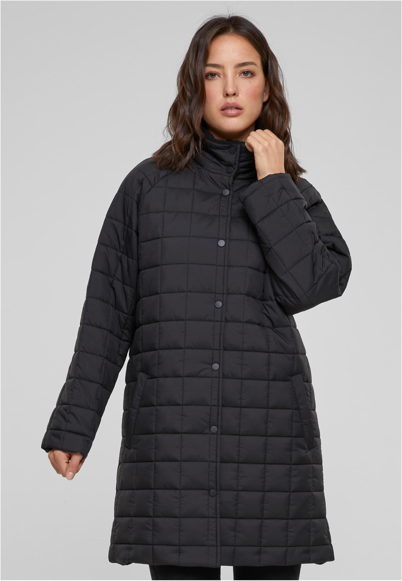 Ladies Quilted Coat | black