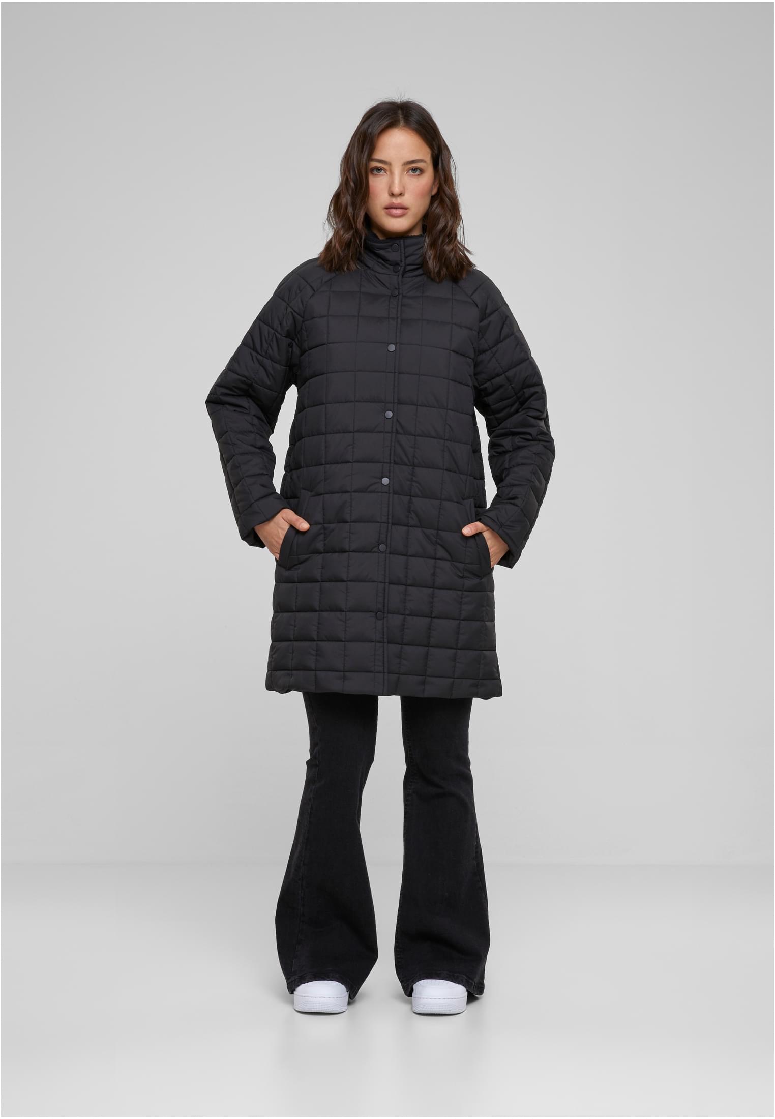 Ladies Quilted Coat | black