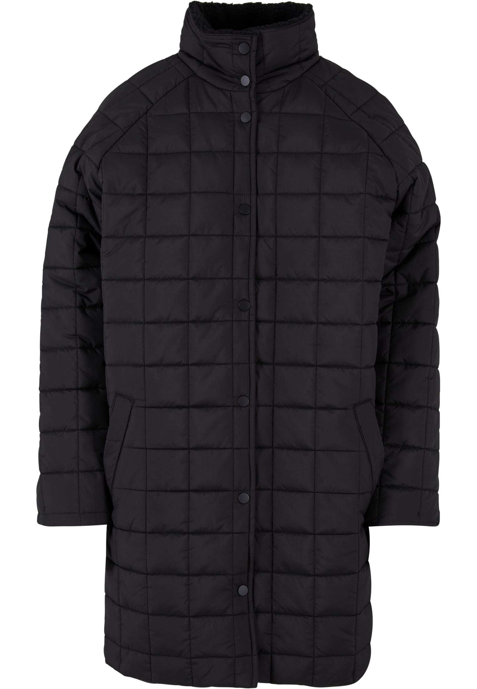 Ladies Quilted Coat | black