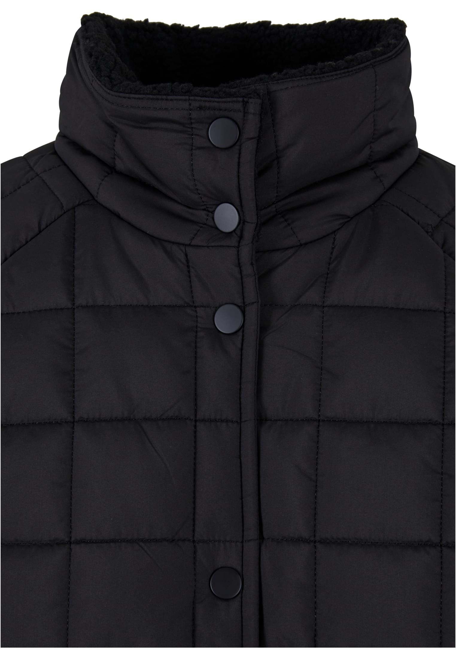 Ladies Quilted Coat | black