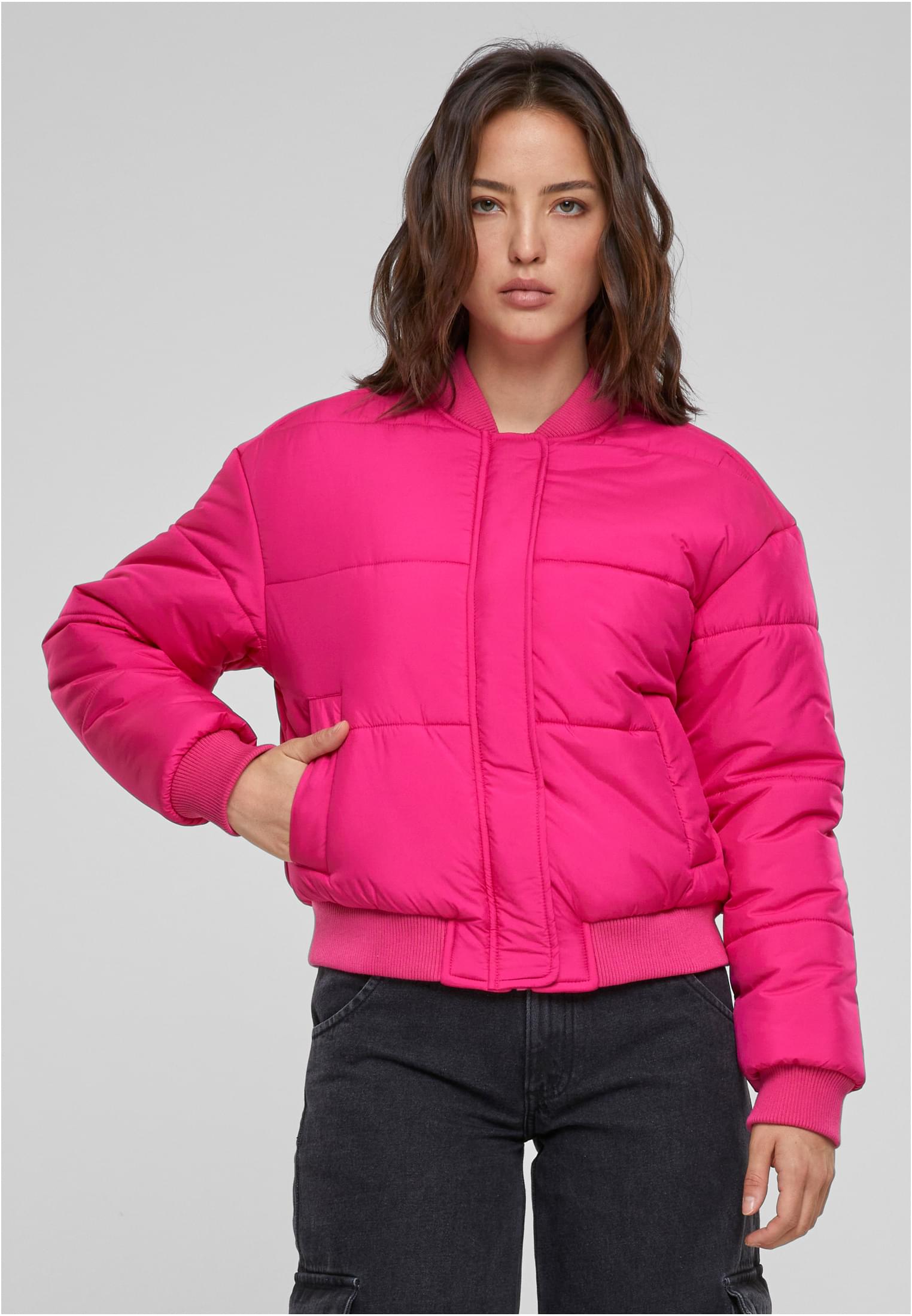 Ladies Puffer Blouson | hibiskuspink