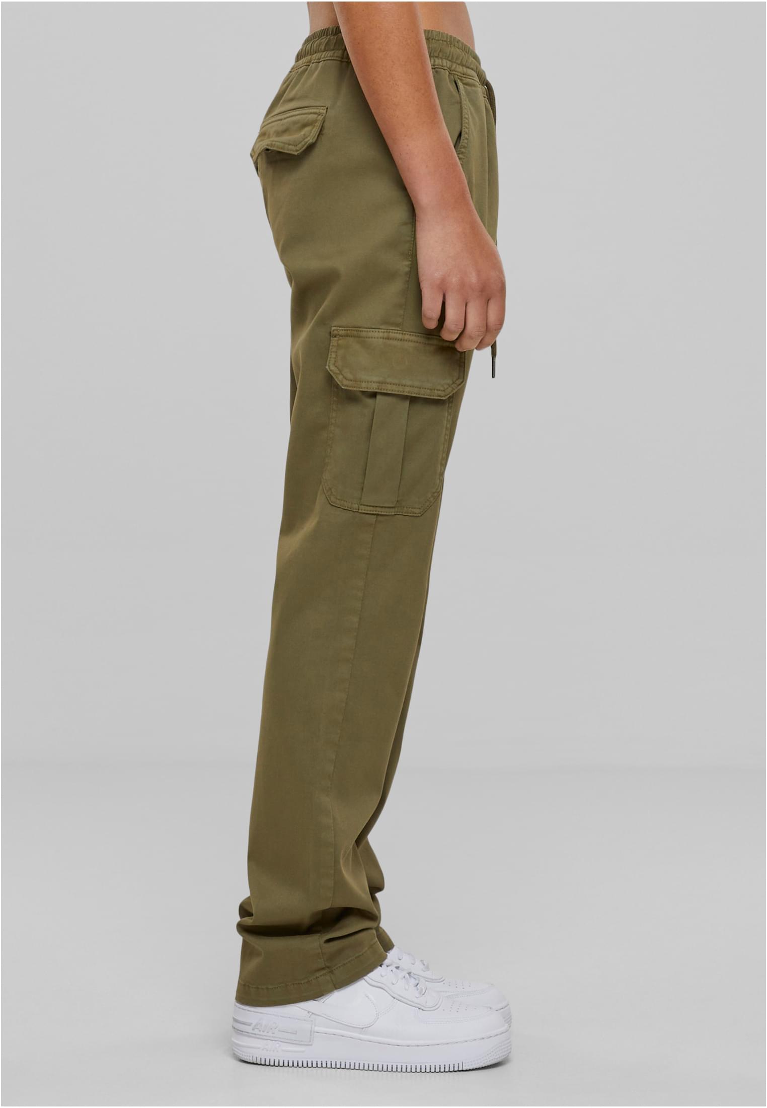 Ladies High Waist Twill Cargo Pants | tiniolive