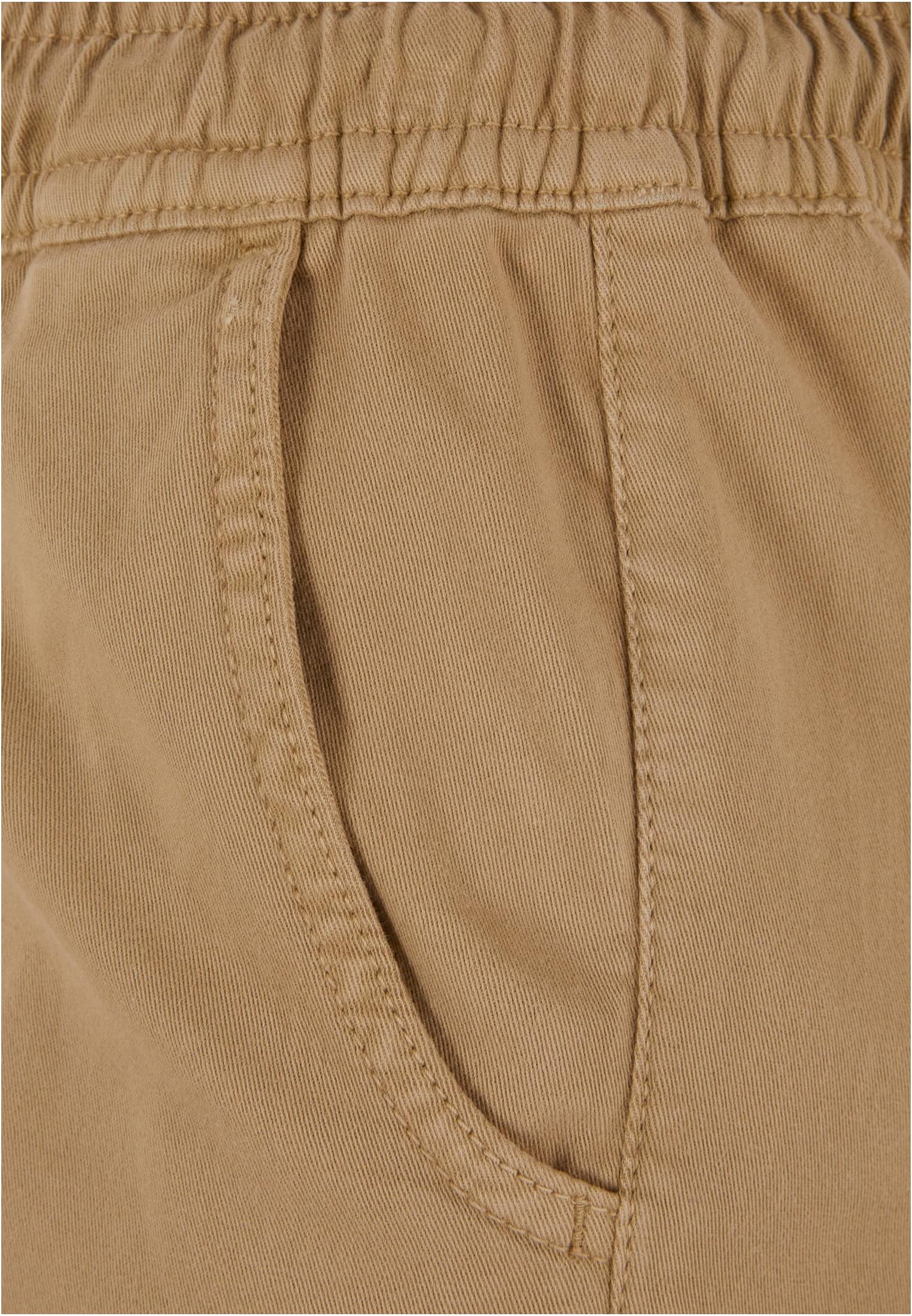 Ladies High Waist Twill Cargo Pants | unionbeige