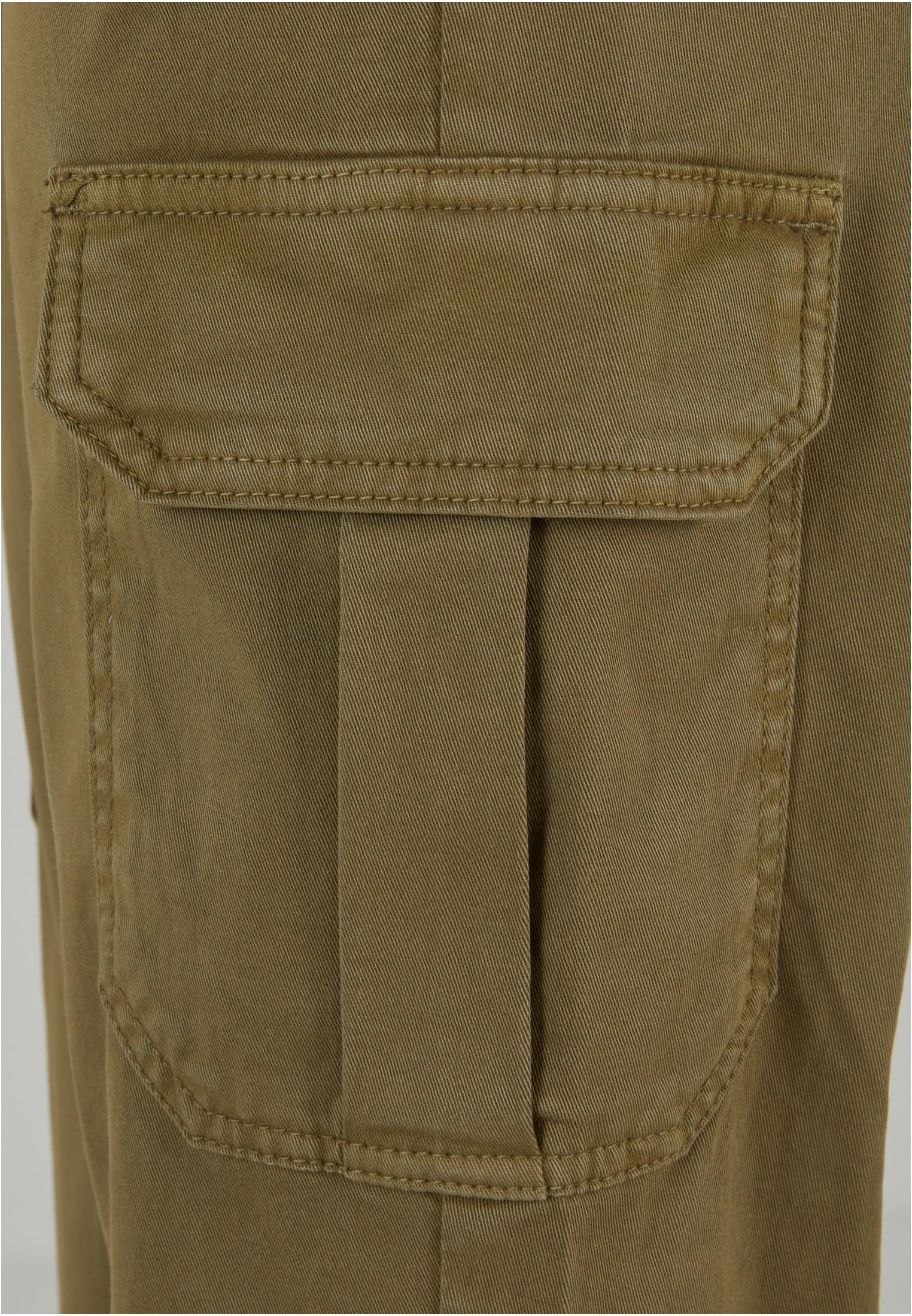 Ladies High Waist Twill Cargo Pants | tiniolive