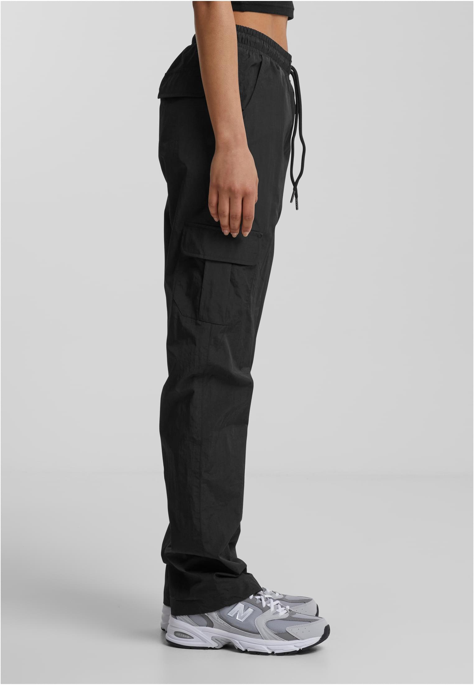 Ladies Nylon Cargo Pants | concrete