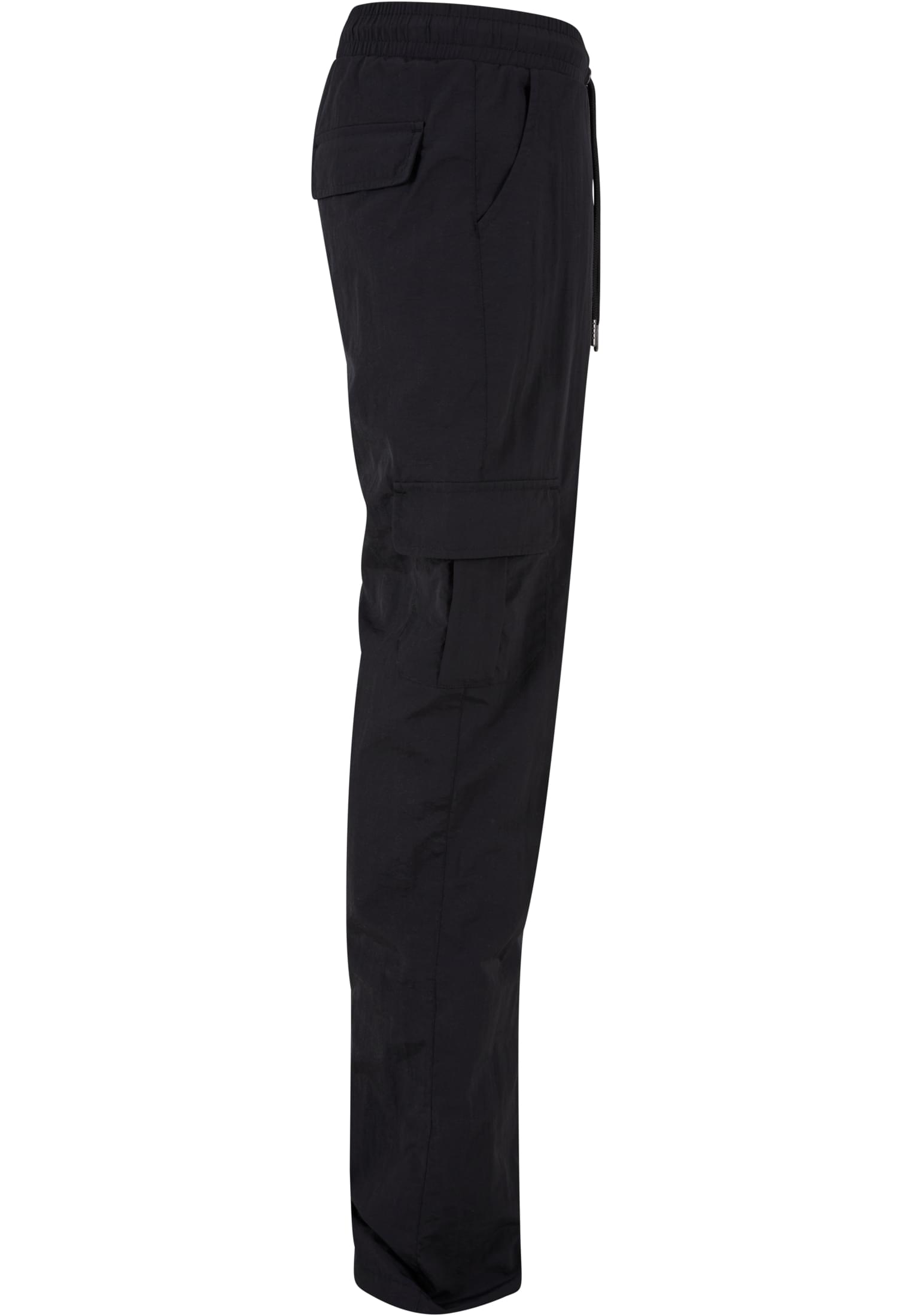 Ladies Nylon Cargo Pants | black