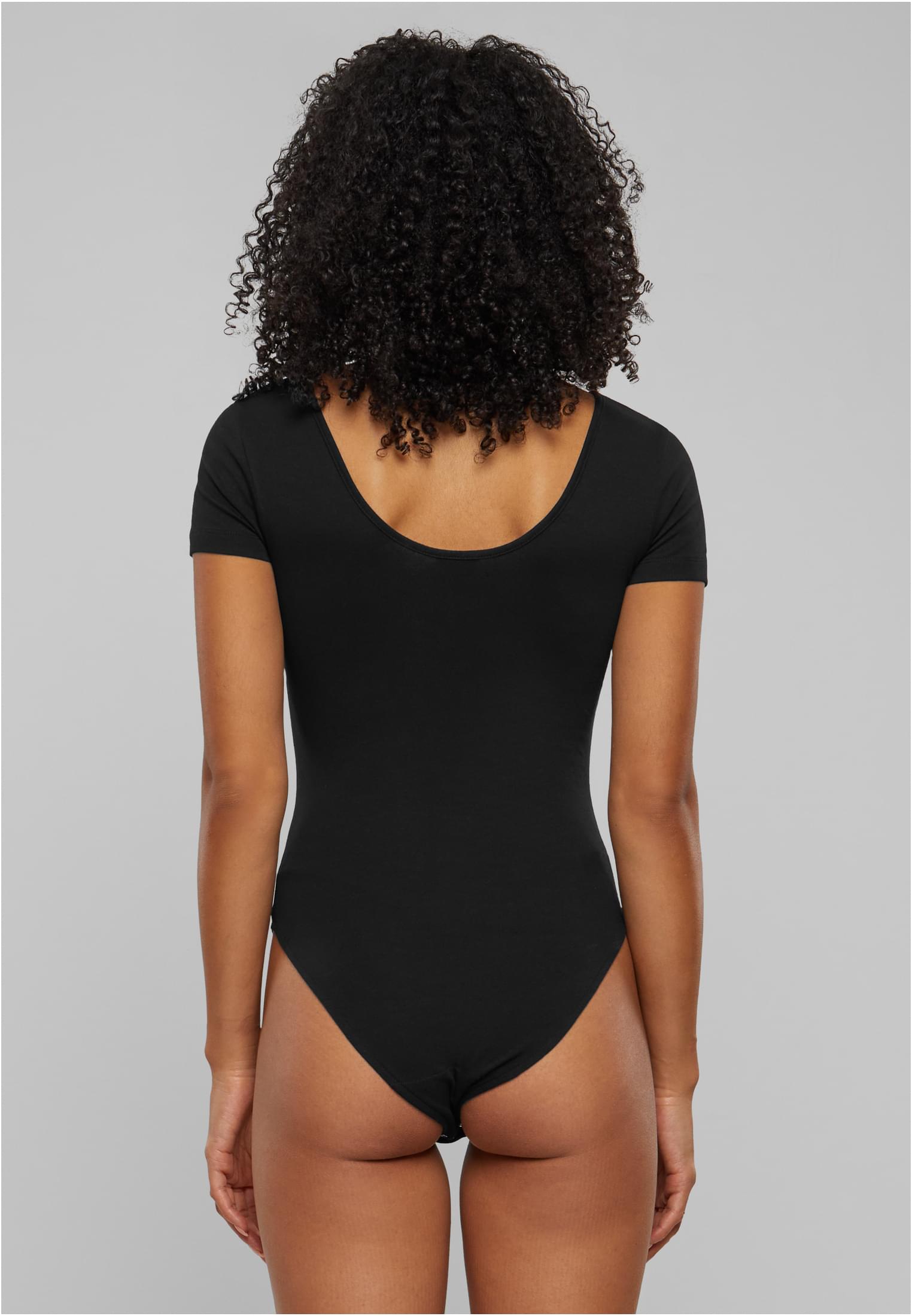 Ladies Organic Stretch Jersey Body 2-Pack | white+black