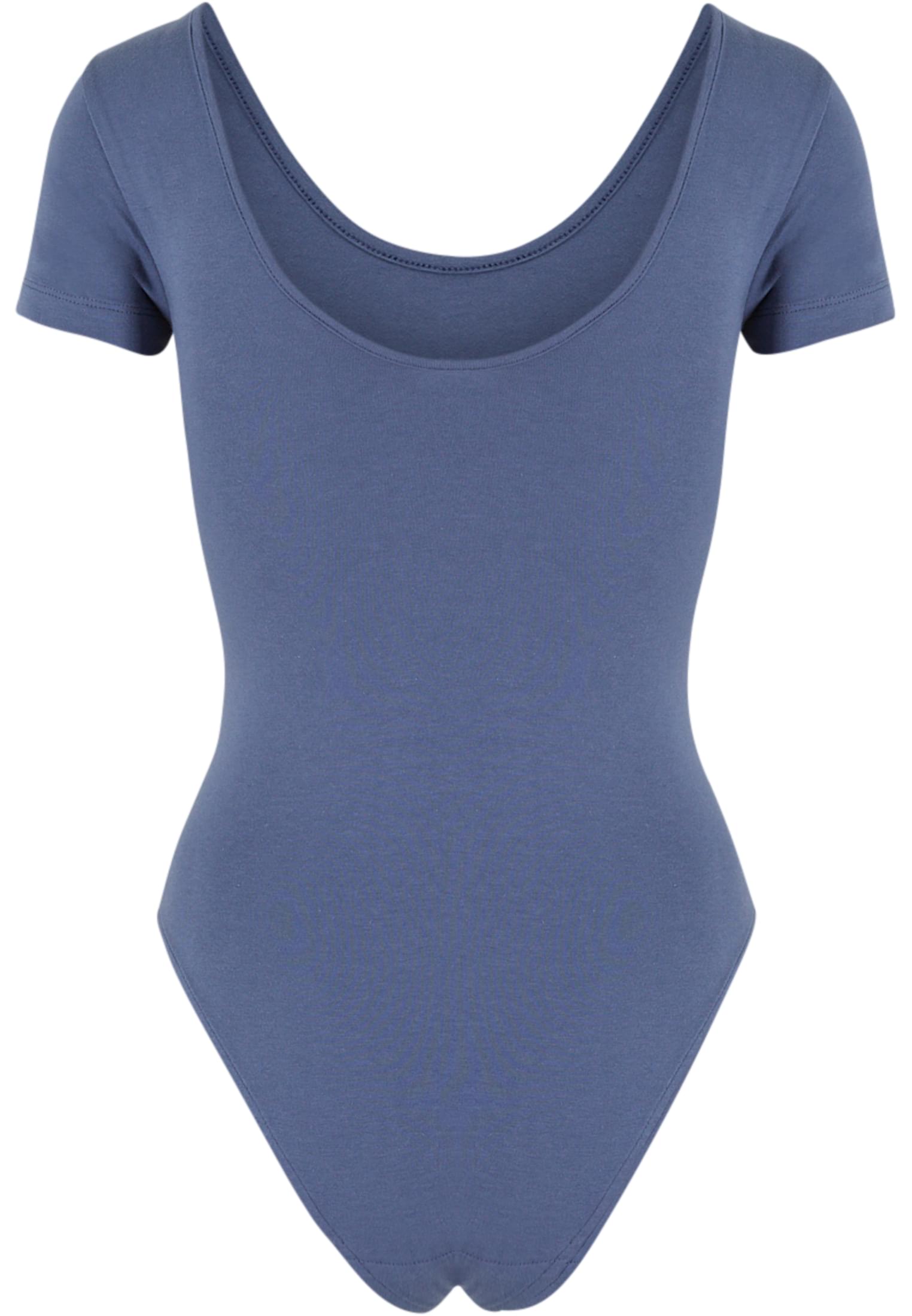 Ladies Organic Stretch Jersey Body | vintageblue