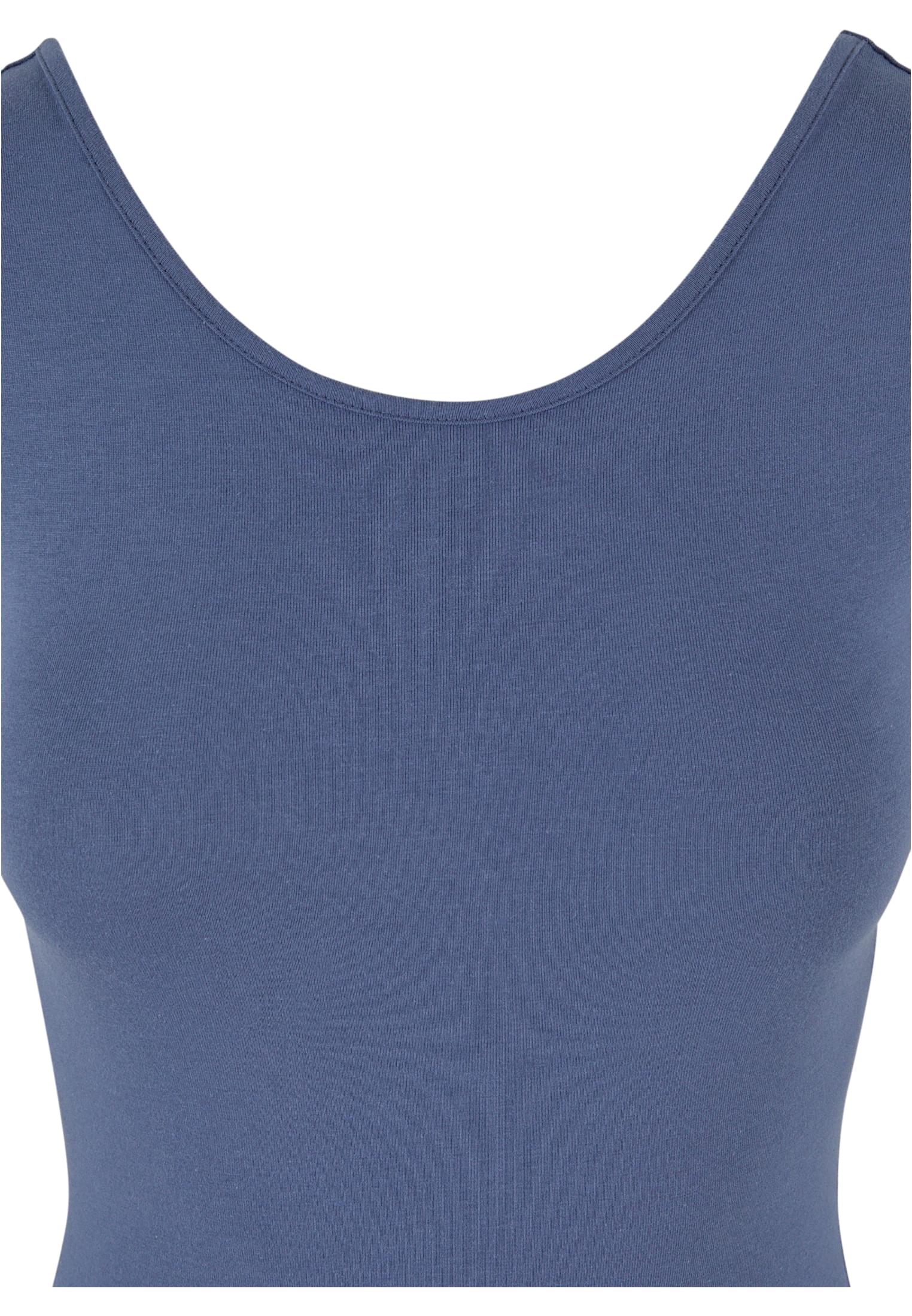 Ladies Organic Stretch Jersey Body | vintageblue