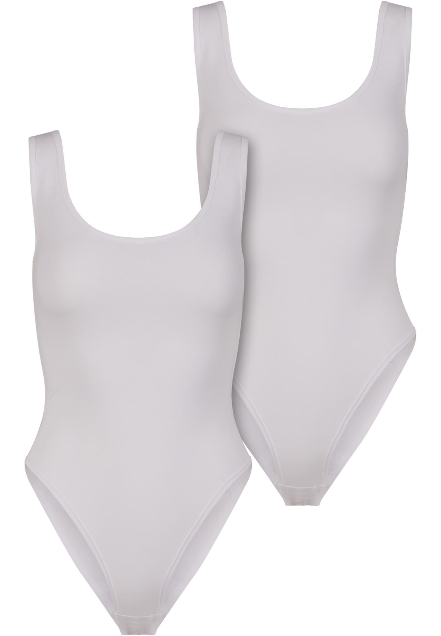 Ladies Organic Tank Body 2-Pack | white+white