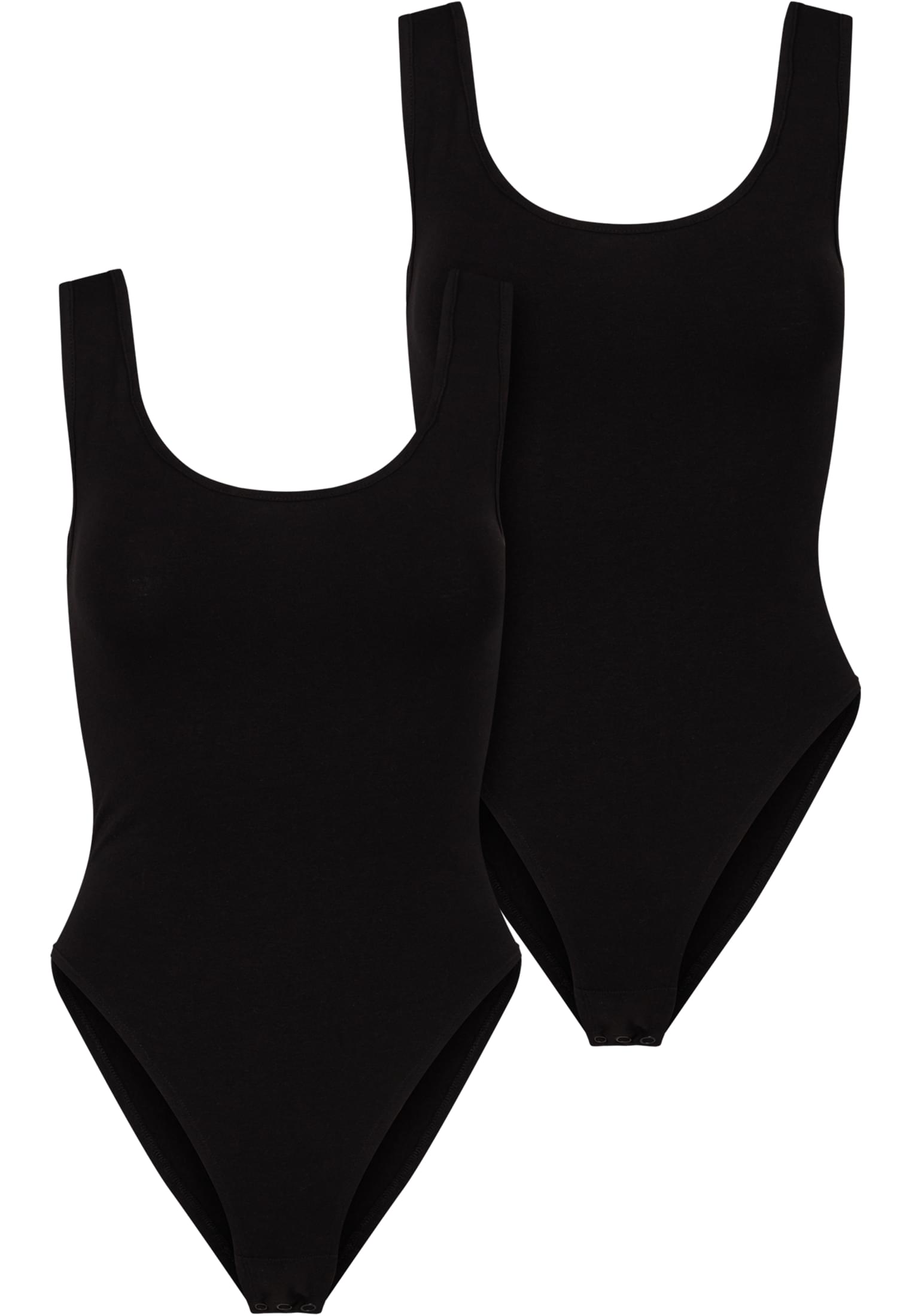 Ladies Organic Tank Body 2-Pack | black+black