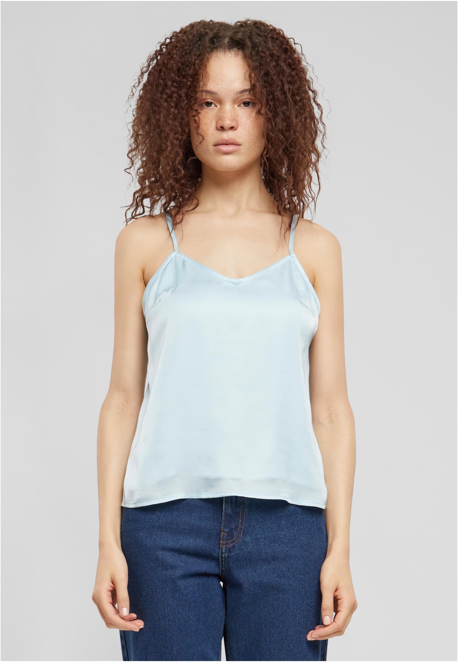 Ladies Viscose Satin Slip Top | oceanblue