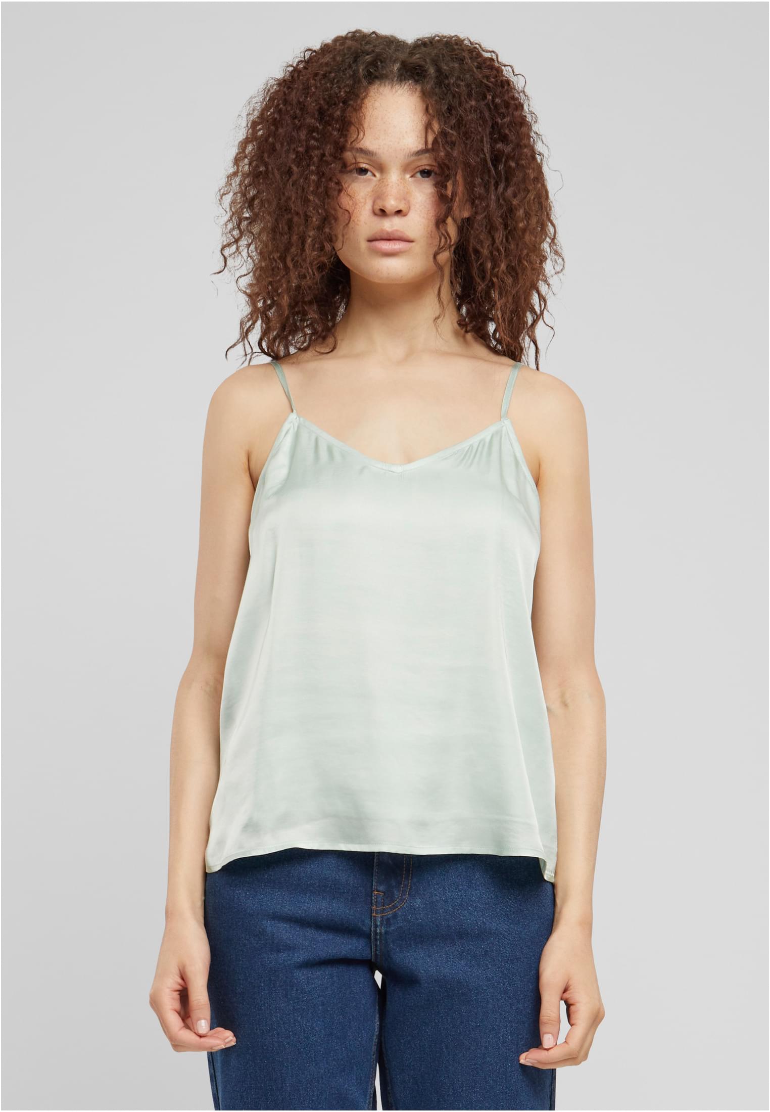 Ladies Viscose Satin Slip Top | frostmint