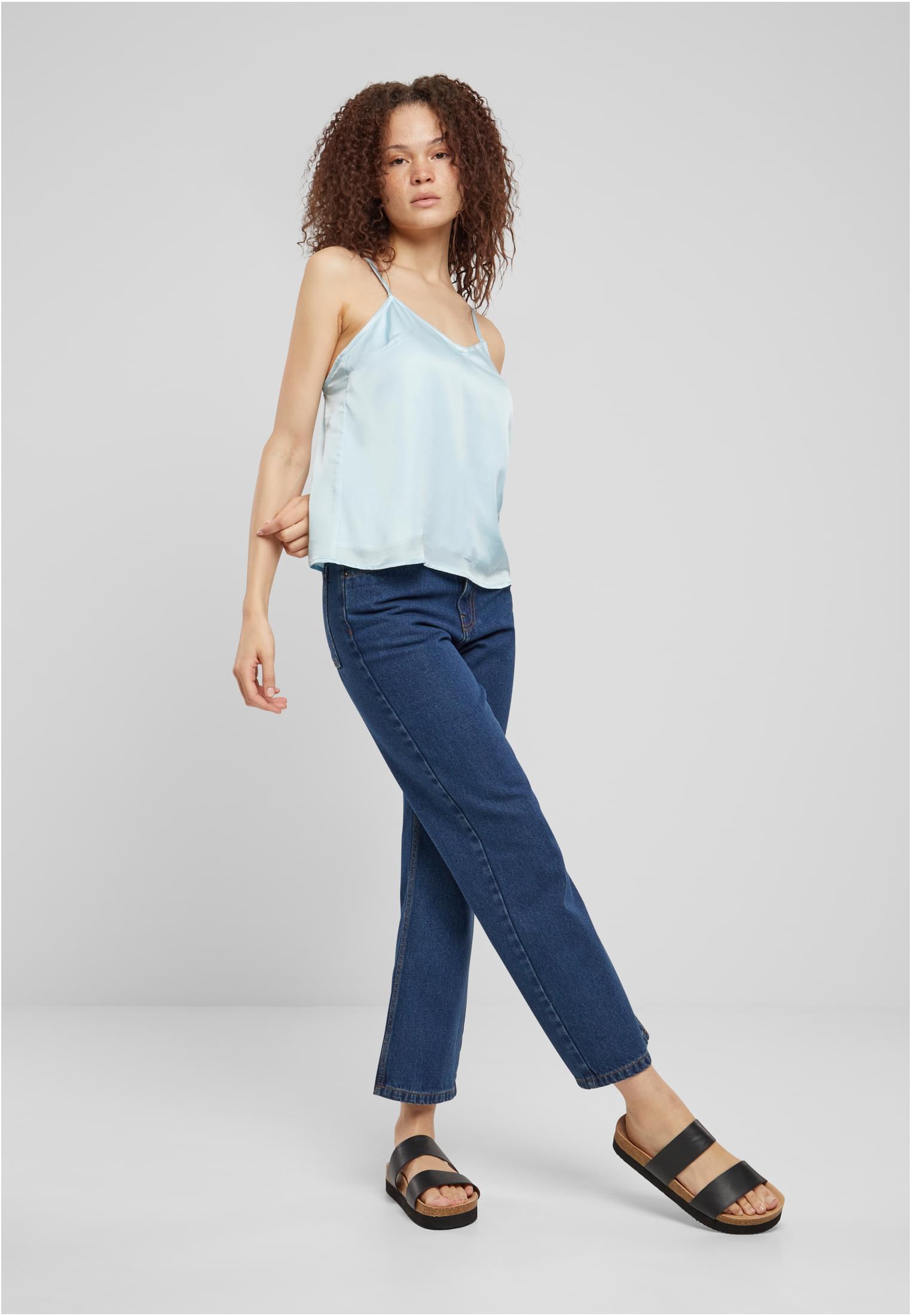 Ladies Viscose Satin Slip Top | oceanblue