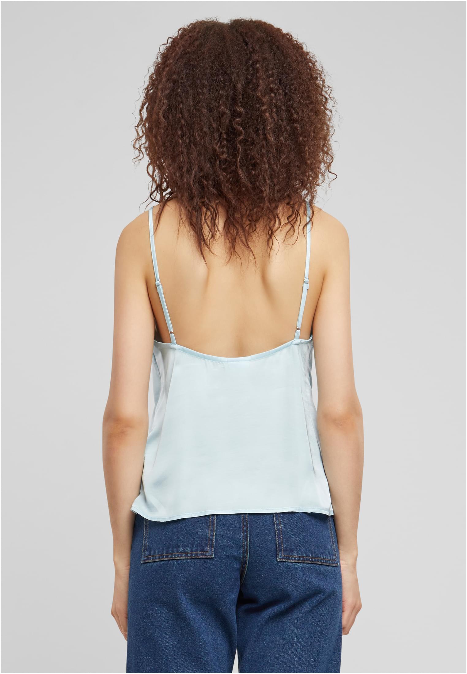 Ladies Viscose Satin Slip Top | oceanblue