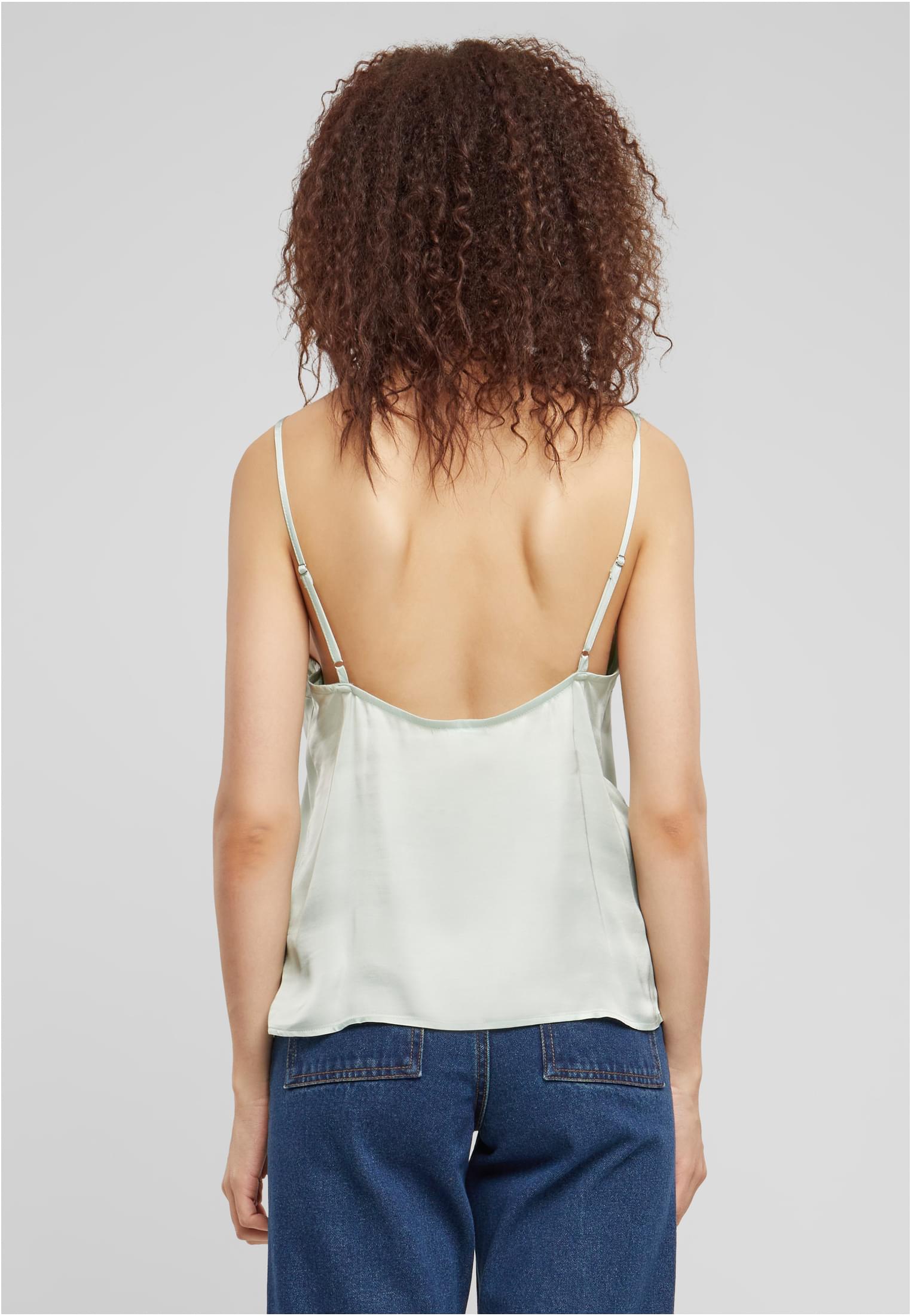 Ladies Viscose Satin Slip Top | frostmint