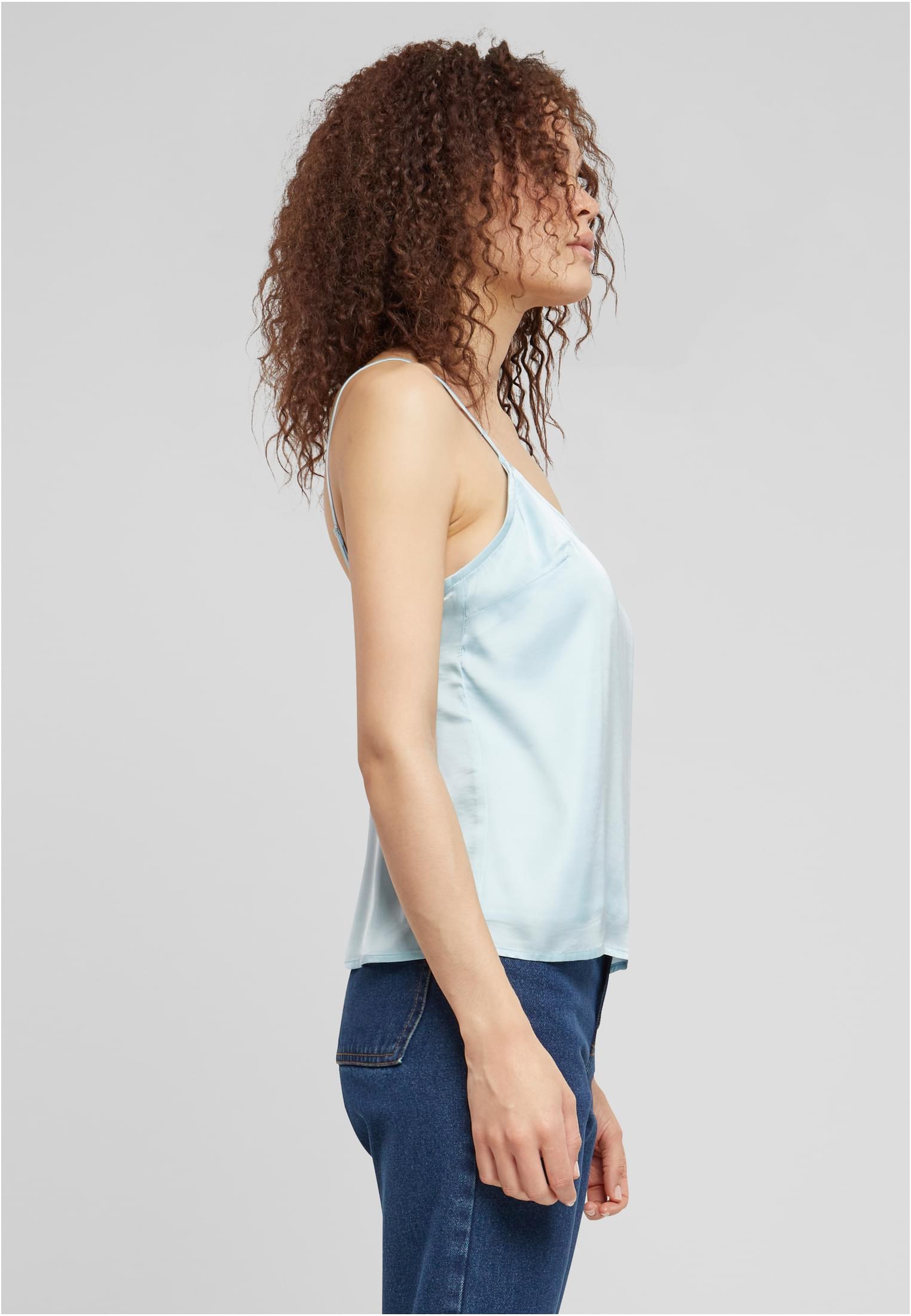 Ladies Viscose Satin Slip Top | oceanblue