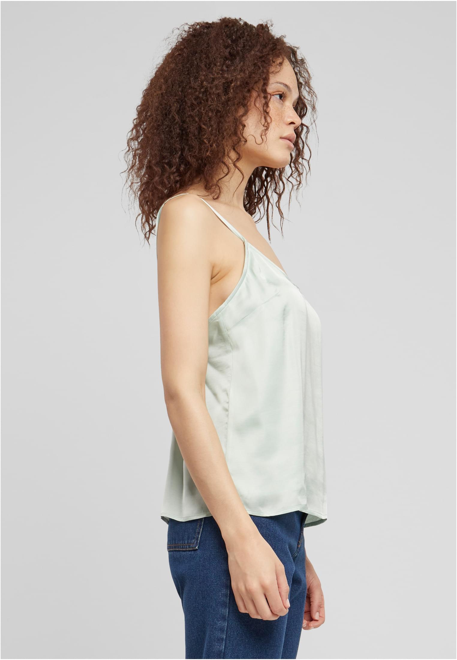 Ladies Viscose Satin Slip Top | frostmint