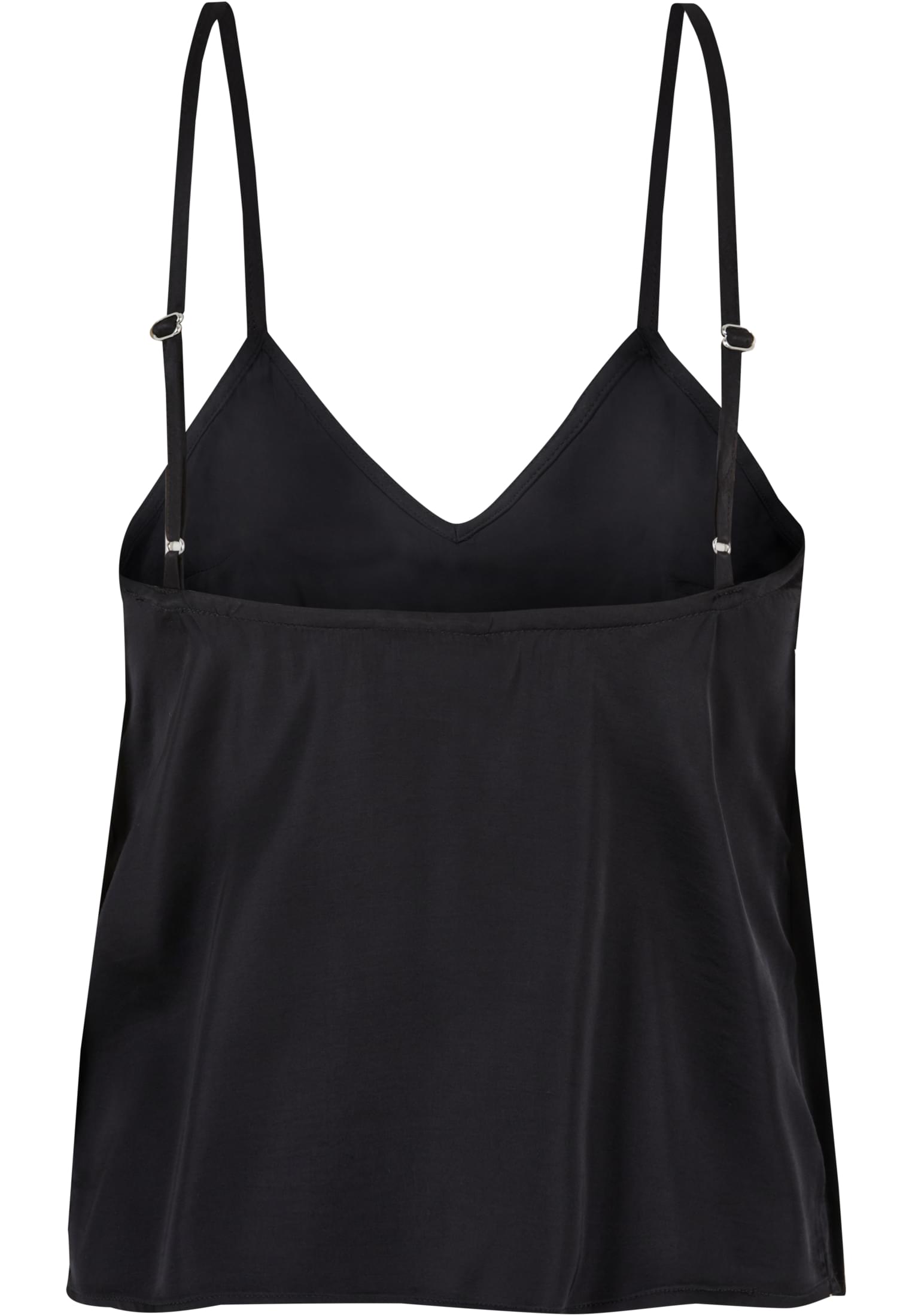 Ladies Viscose Satin Slip Top | black