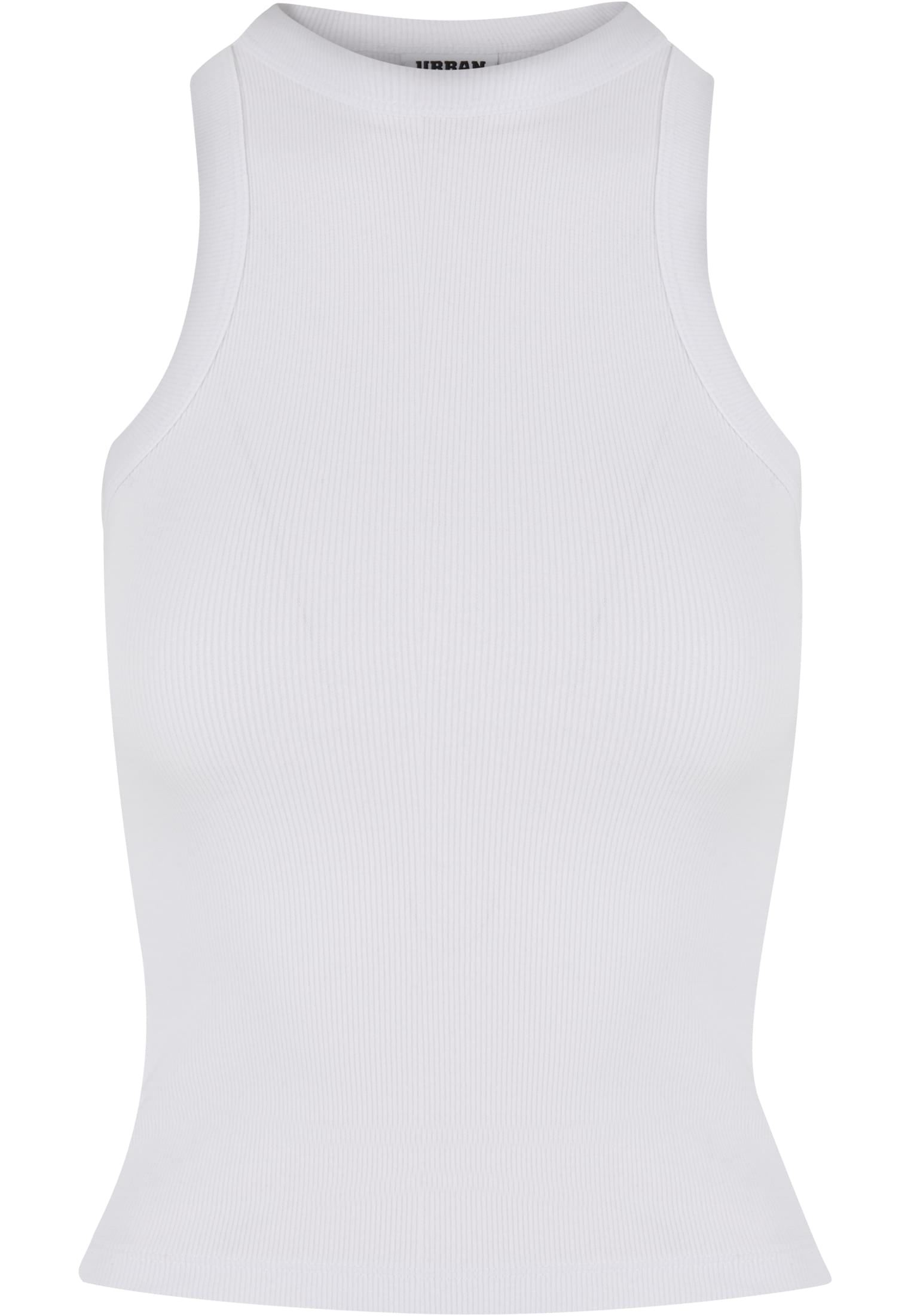 Ladies Racer Back Rib Top 2-Pack | white+white