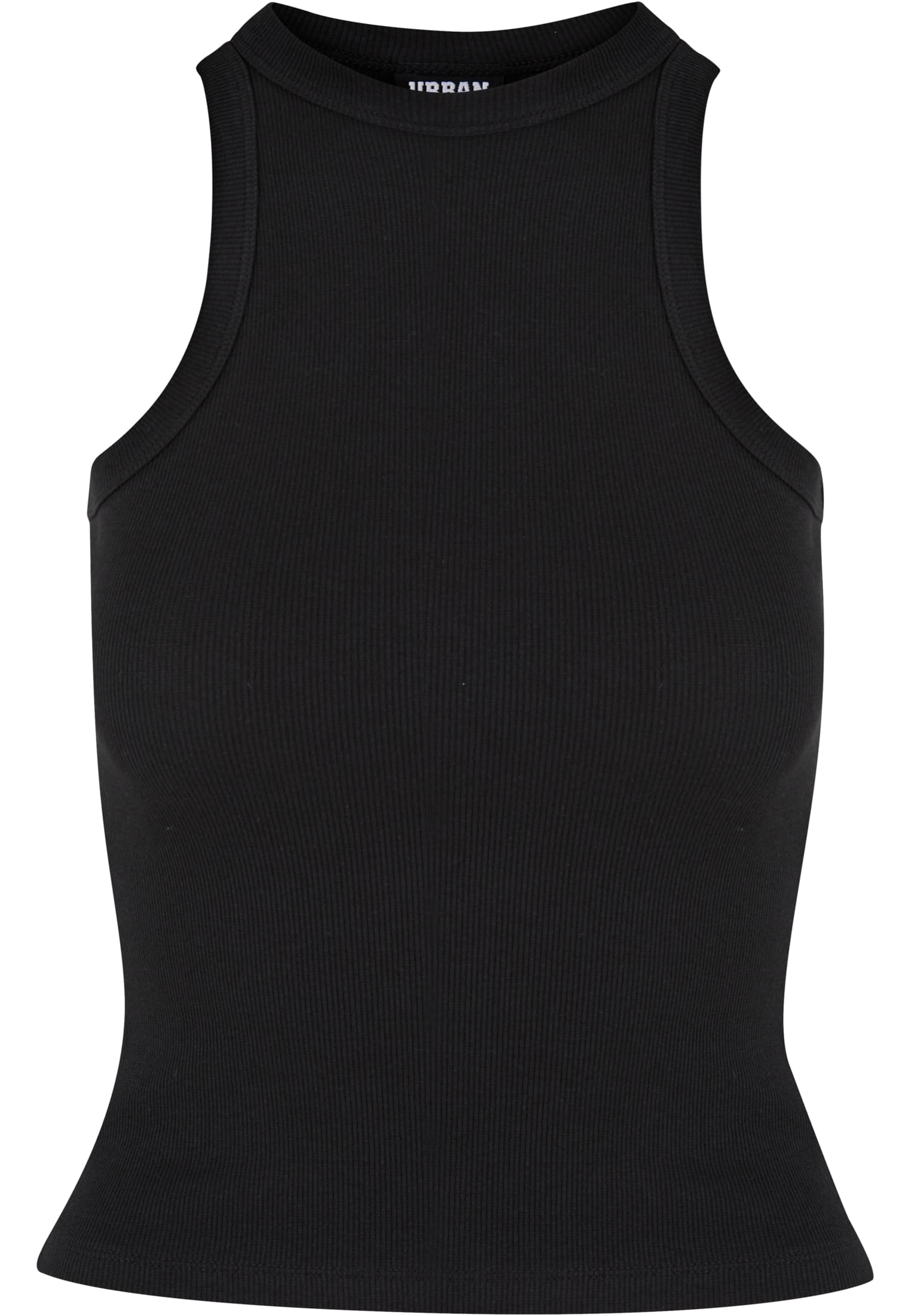 Ladies Racer Back Rib Top 2-Pack | black+black