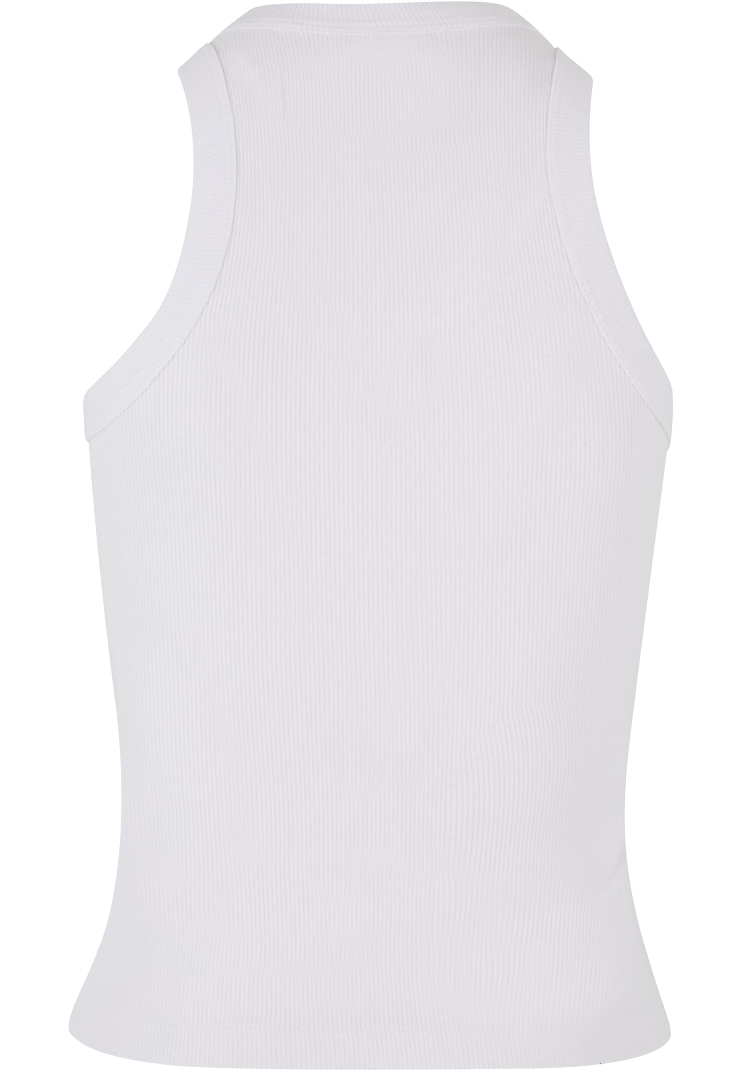 Ladies Racer Back Rib Top 2-Pack | white+white