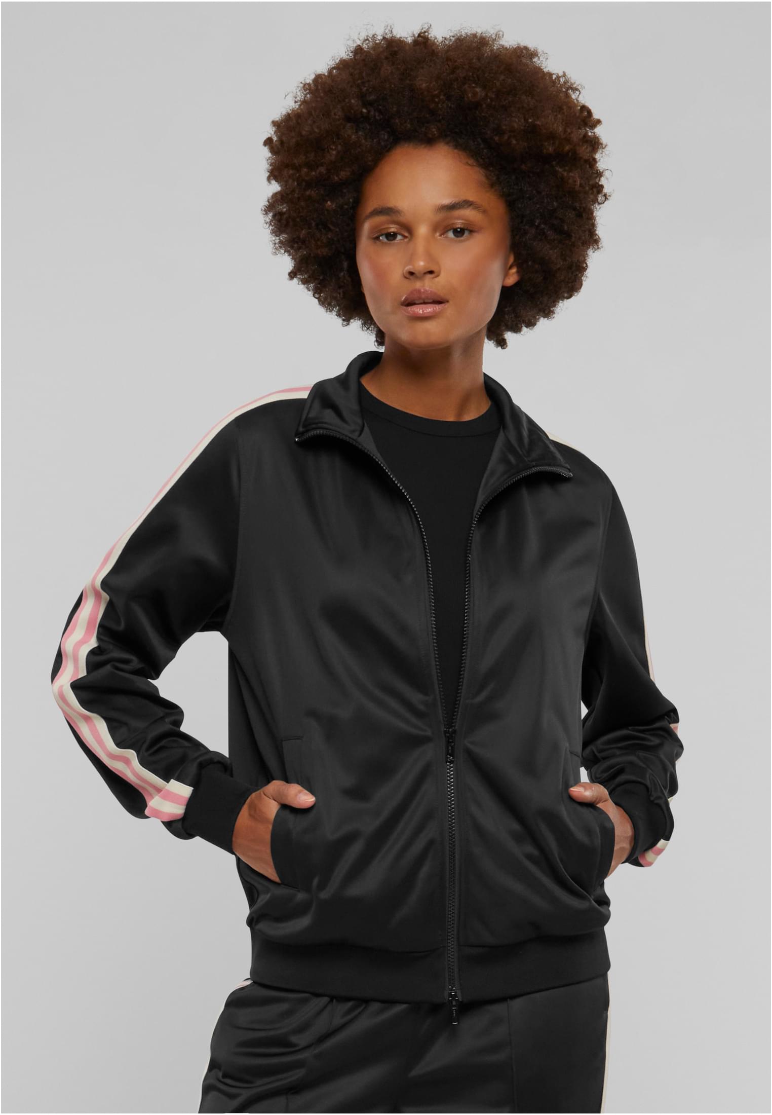 Ladies Retro Track Jacket | black